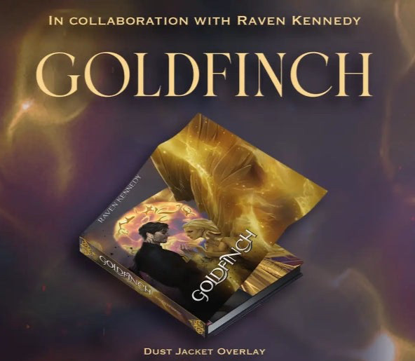 Goldfinch SIGNED Raven Kennedy The Plated Prisoner series Exclusive Luxe Edition