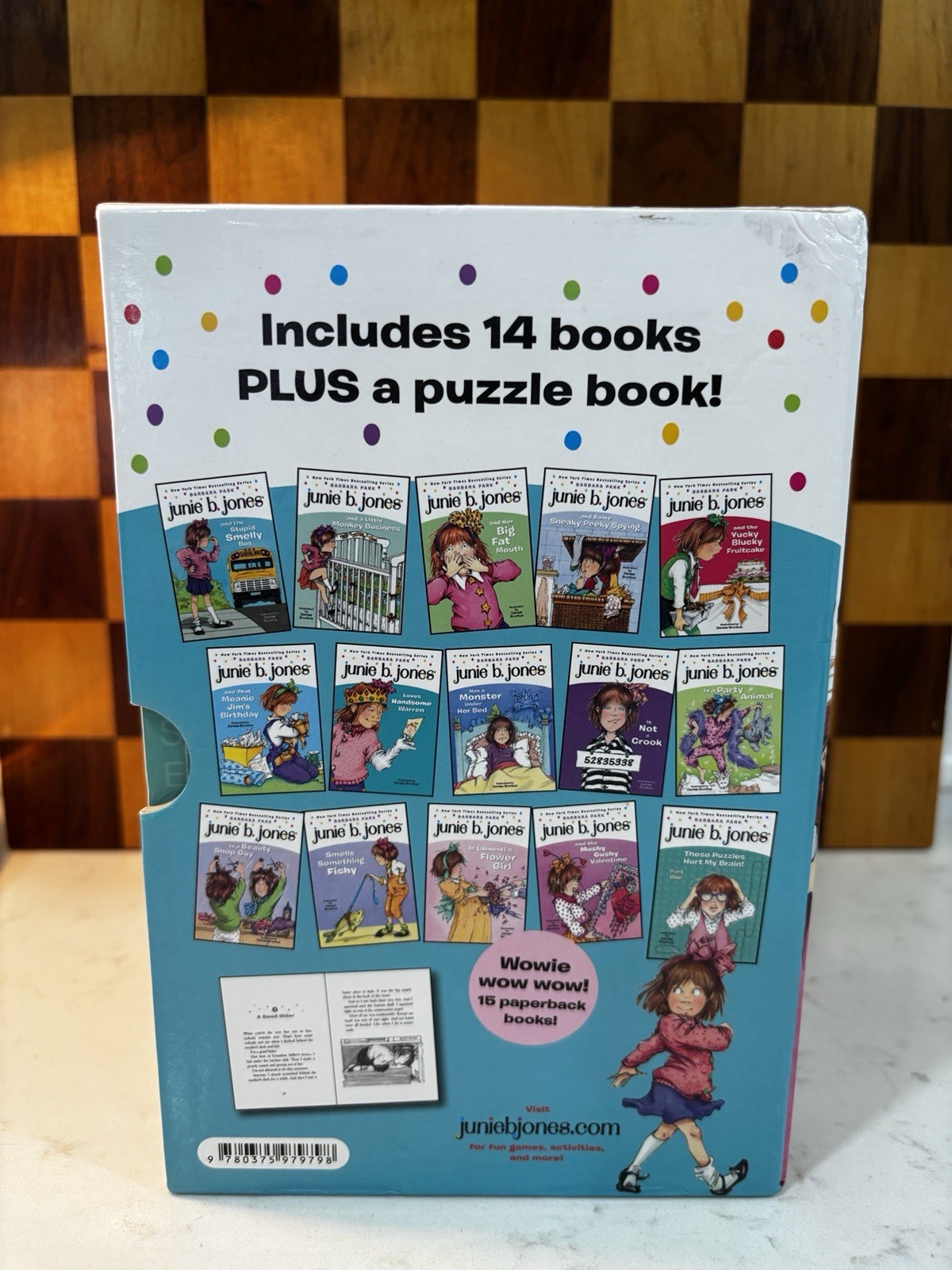 JUNIE B. JONES BOX SET CHAPTER BOOKS #1-14 BY BARBARA PARK AGES 6-9