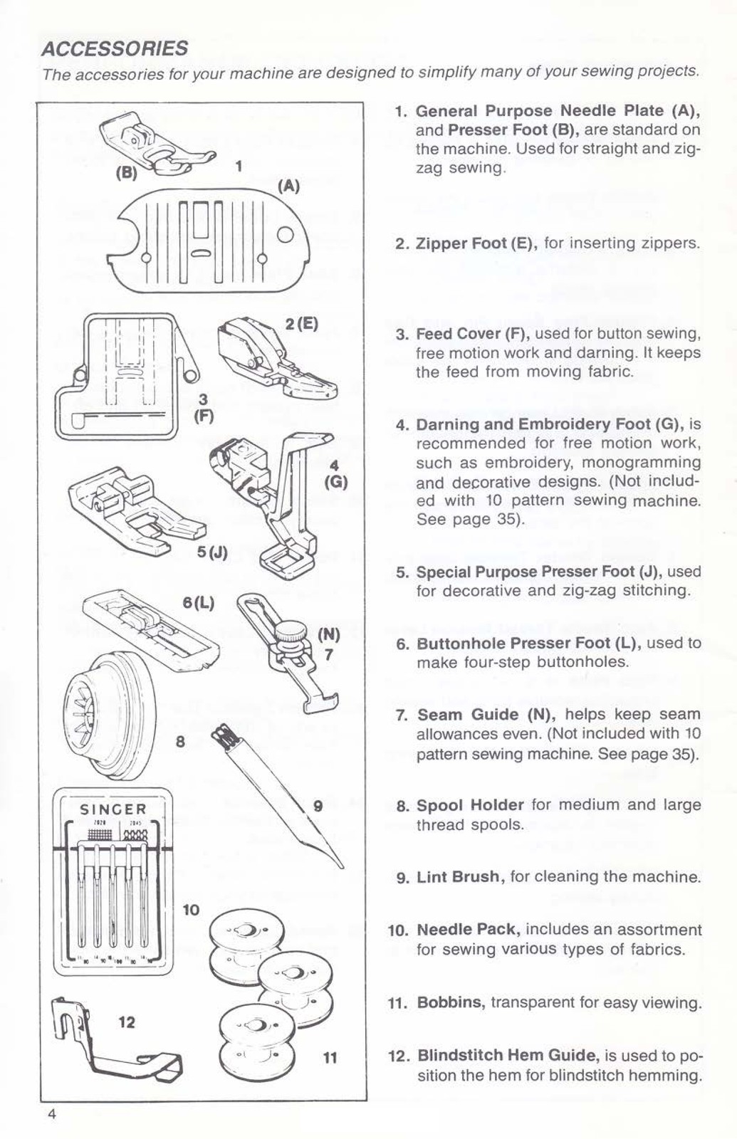 SINGER 9410 10 13 Pattern Sewing Machine Manual – WIRE BOUND – TOUGH COVERS