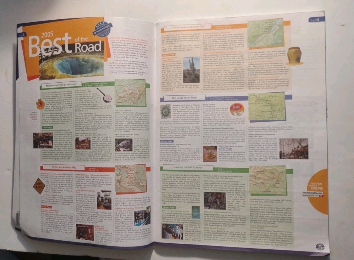 Rand McNally 2005 The Road Atlas: United States, Canada, Mexico Paperback Book.