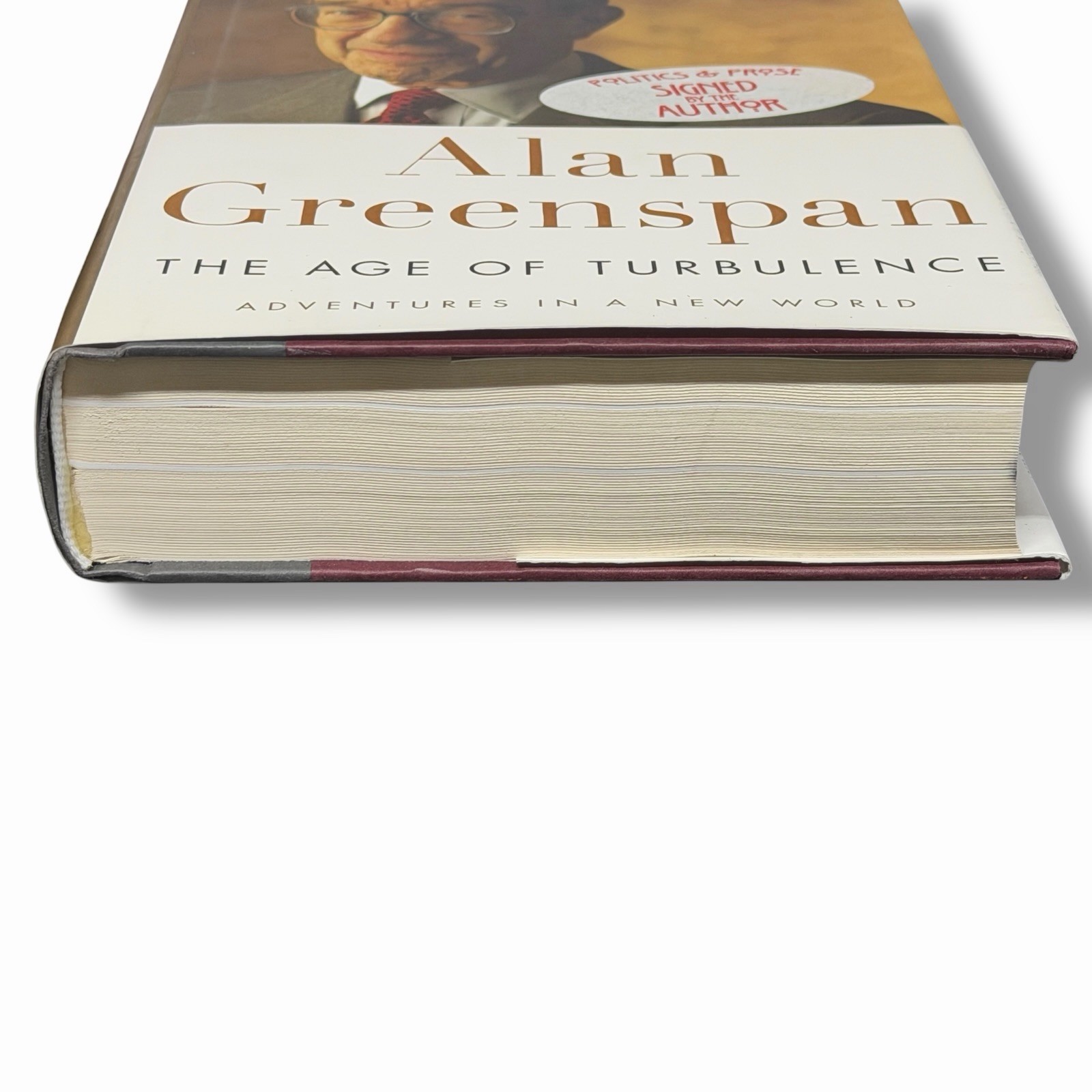 SIGNED Alan Greenspan Age of Turbulence Hardcover Economics Memoir Politic Prose