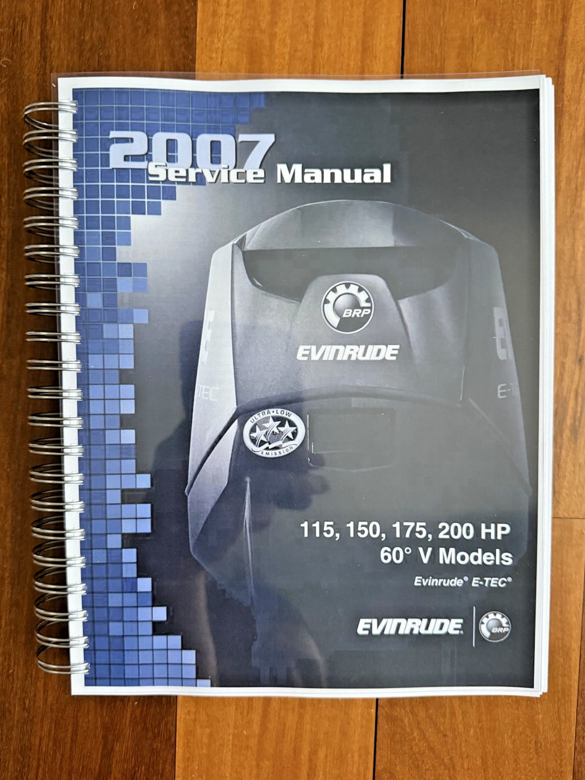 EVINRUDE E-TEC 2007 SERVICE MANUAL 115 150 175 200 HP 60DEG V MODELS XL FOLDOUTS