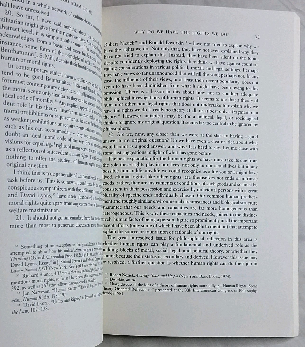 Human Rights 1984 Ellen Frankel Paul Jeffrey Paul Fred D Miller, Jr. Paperback