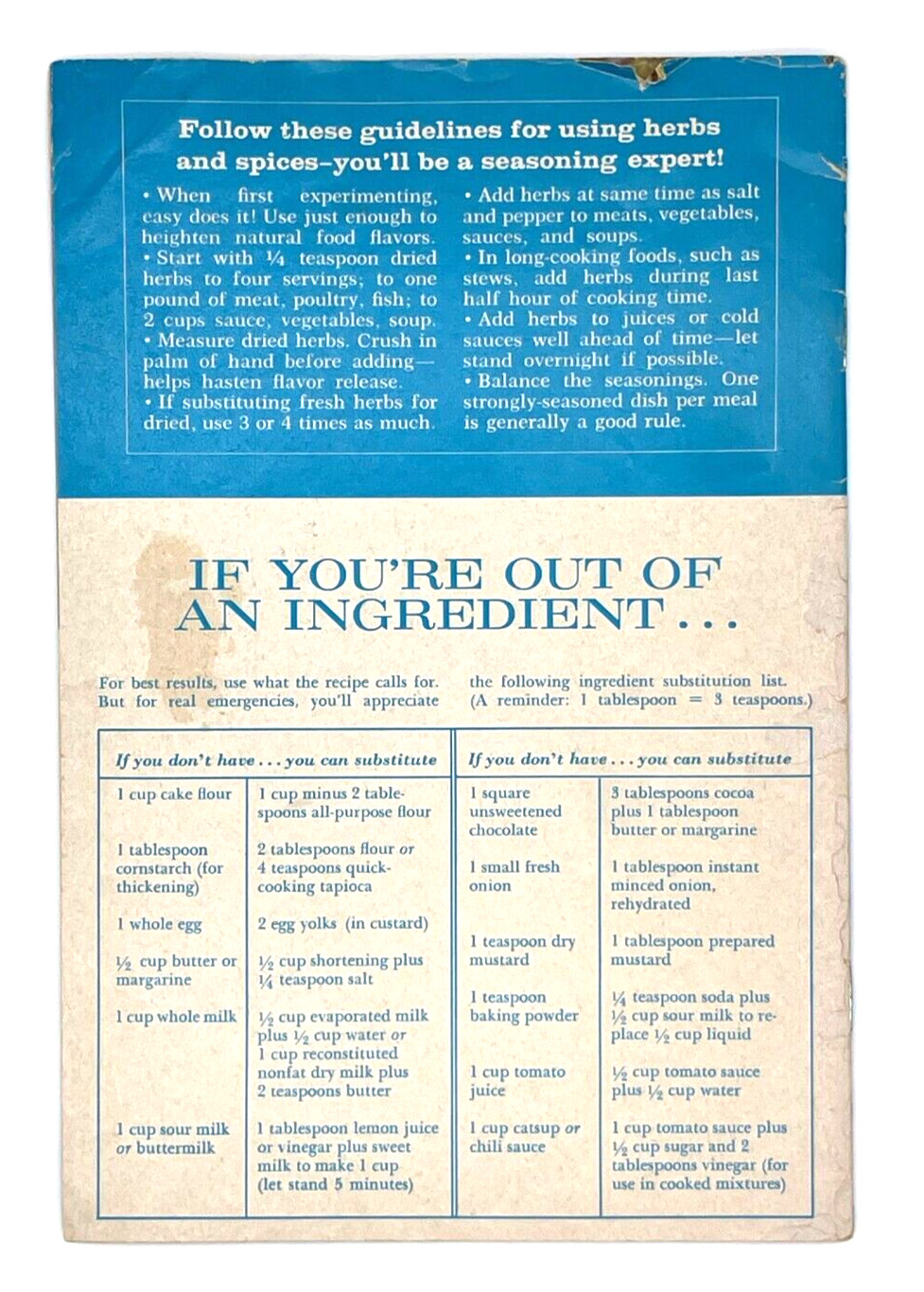 Shortcut Cooking Cookbook Vintage 1969 47 pages 1st Printing See Video