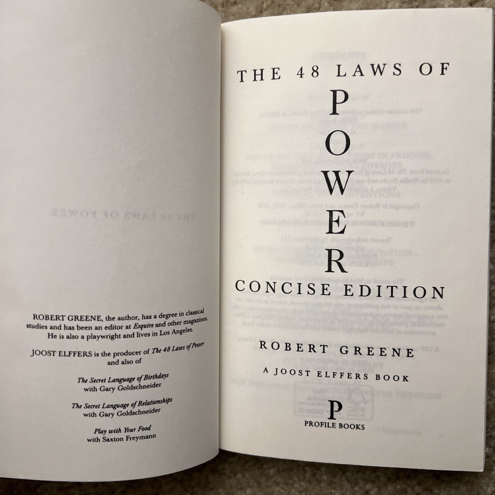 The CONCISE 48 Laws of Power by Robert Greene