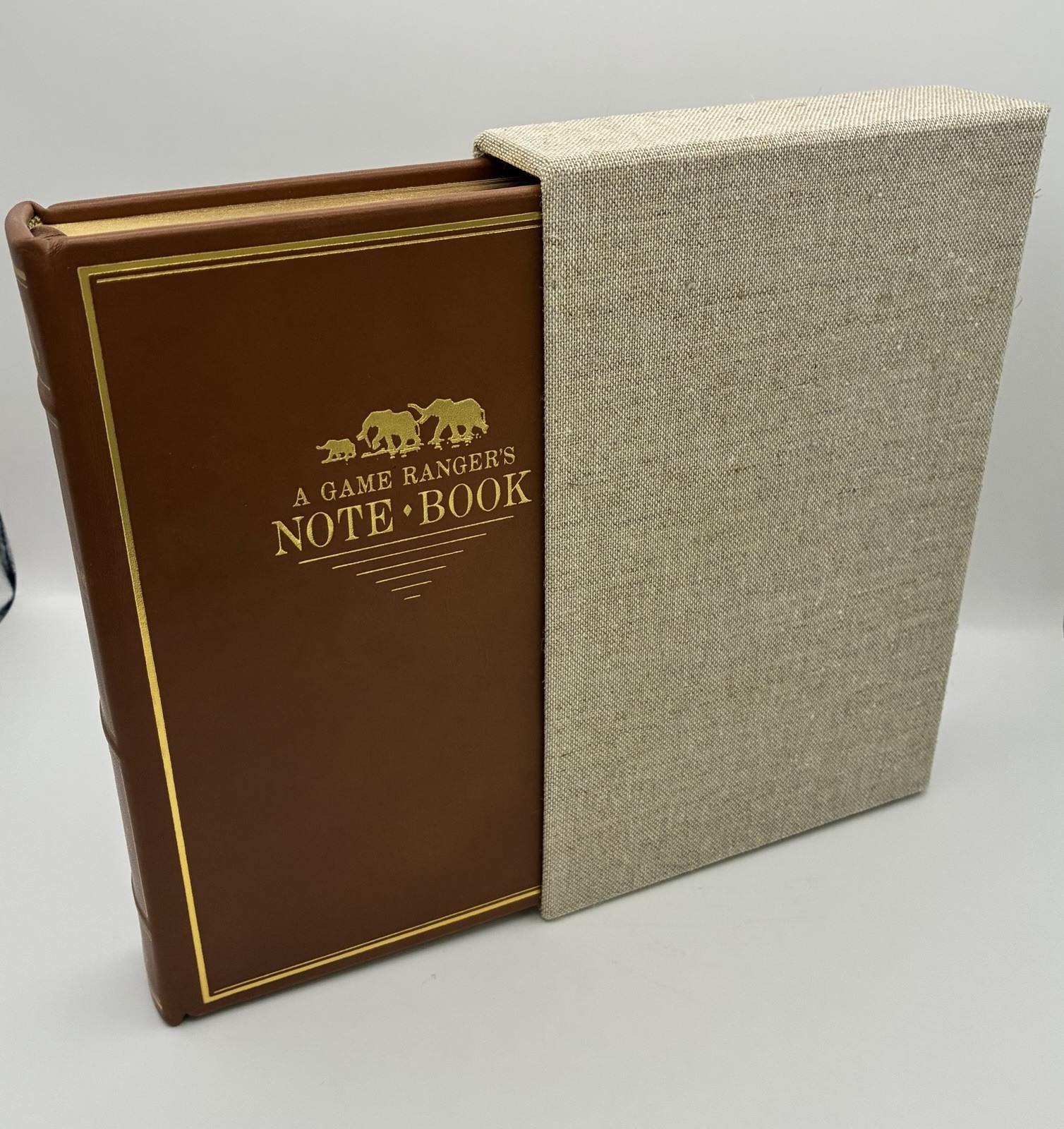 A Game Ranger’s Note Book -A. Blayney Percival – Leather, Slipcase copy 402/500