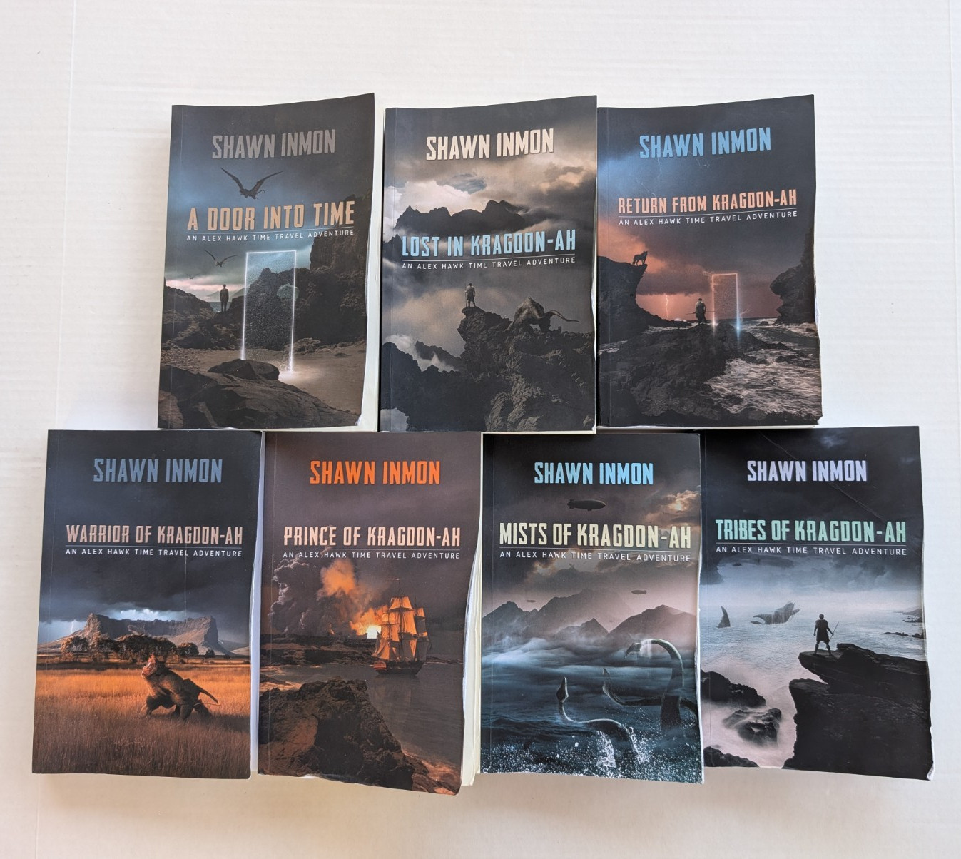 Shawn Inmon Alex Hawk Time Travel Adventure Books 1-7 Paperback