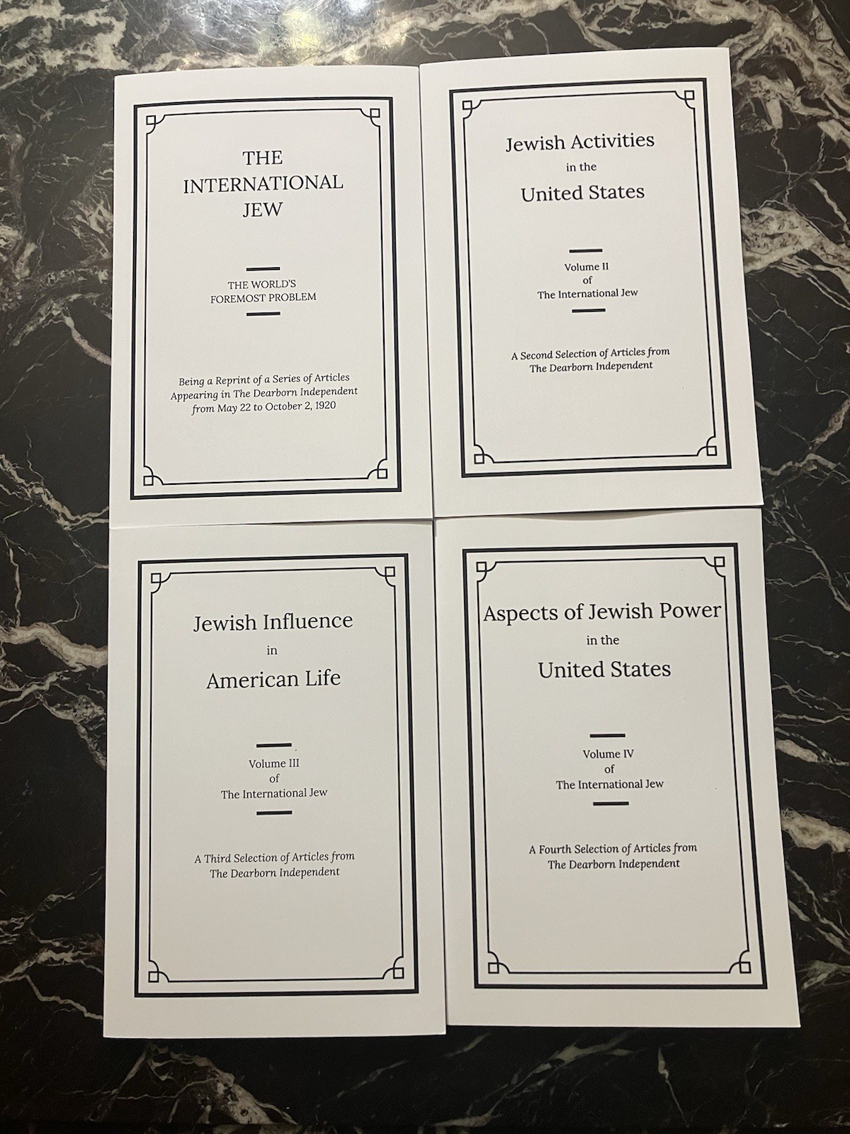 Henry Ford’s 4-Volume Set