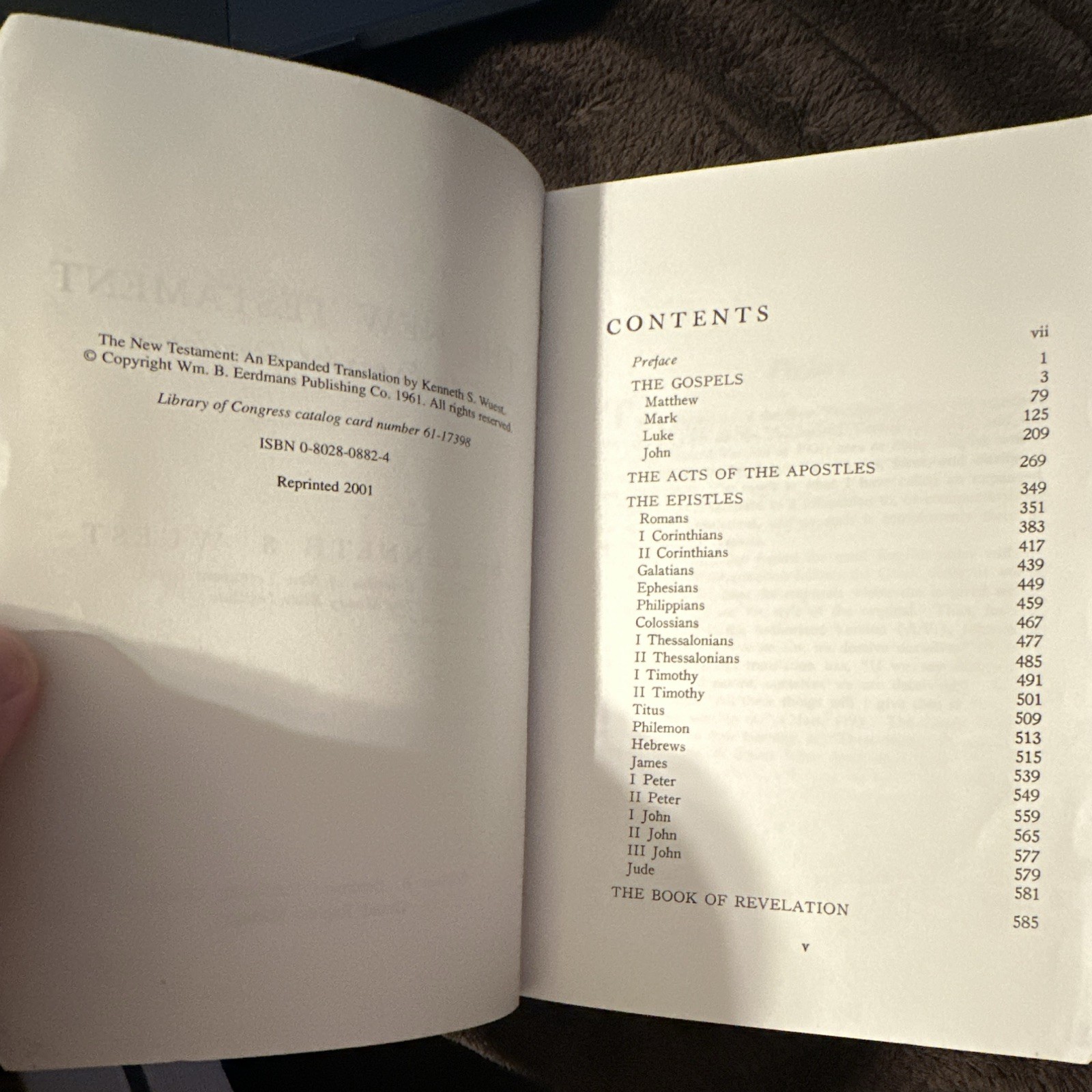 Kenneth S. Wuest New Testament: An Expanded Translation PB 1994 641p