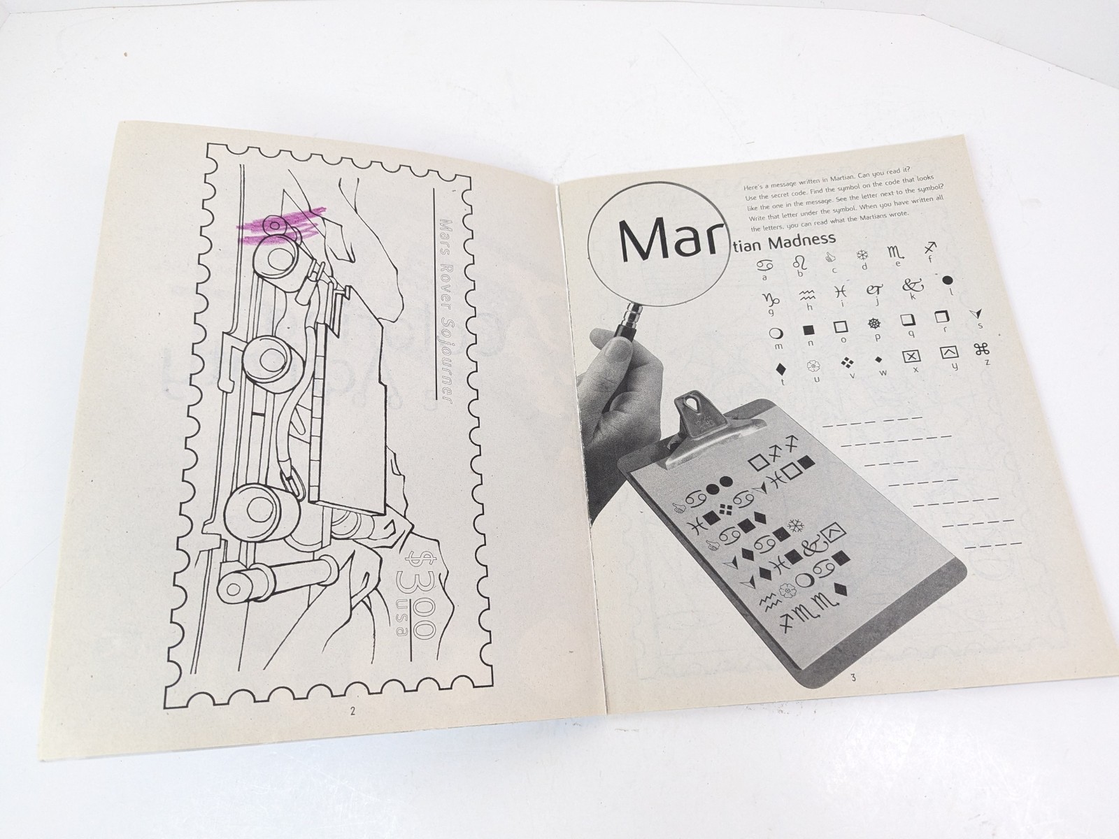USPS Collectible Coloring Activity Book 2000 Publication #39 Postal Service USA