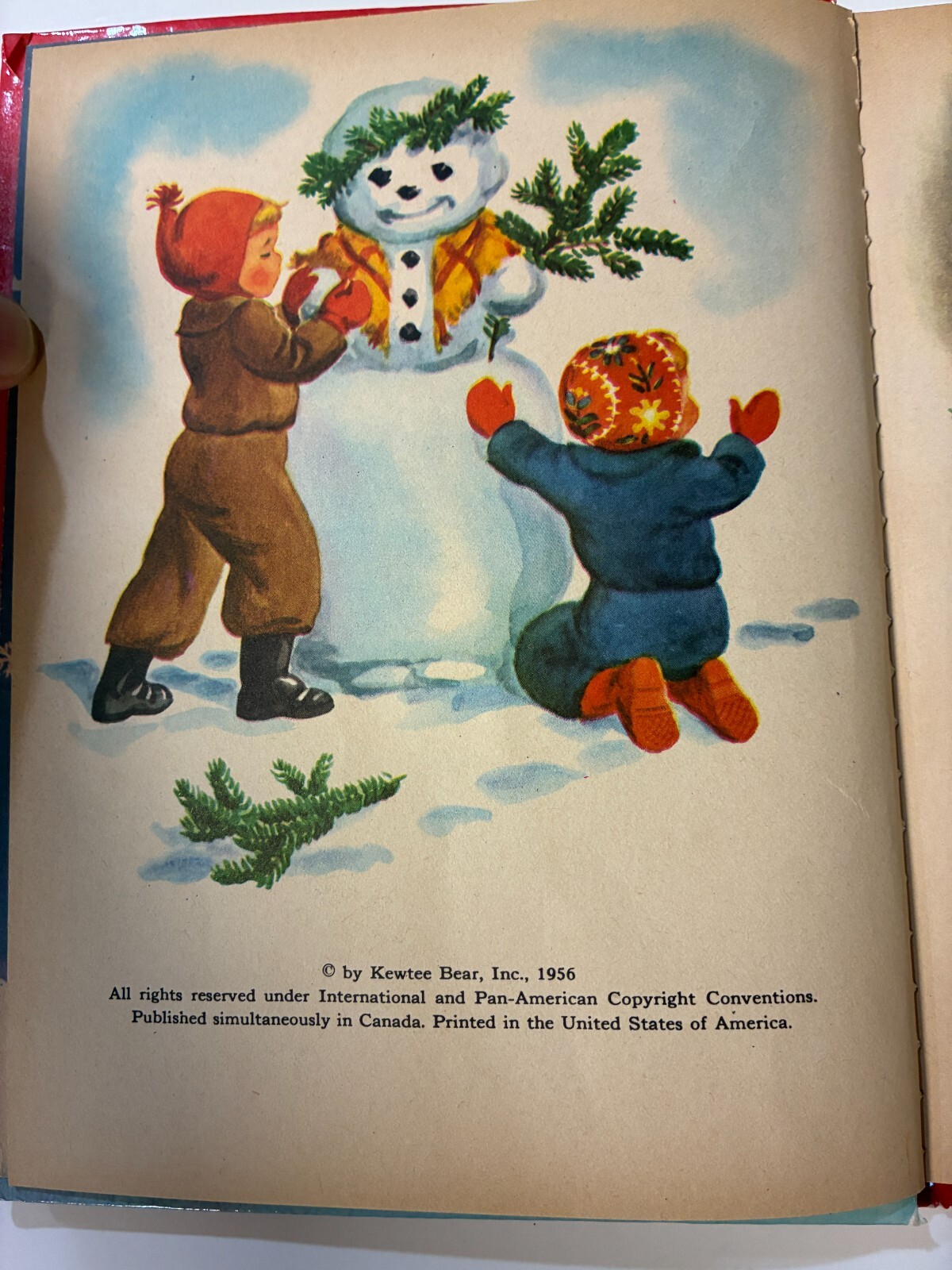 Lot of three 1950’s WONDER BOOKS – Wizard of Oz, KEWTEE BEAR, SO THIS IS SPRING