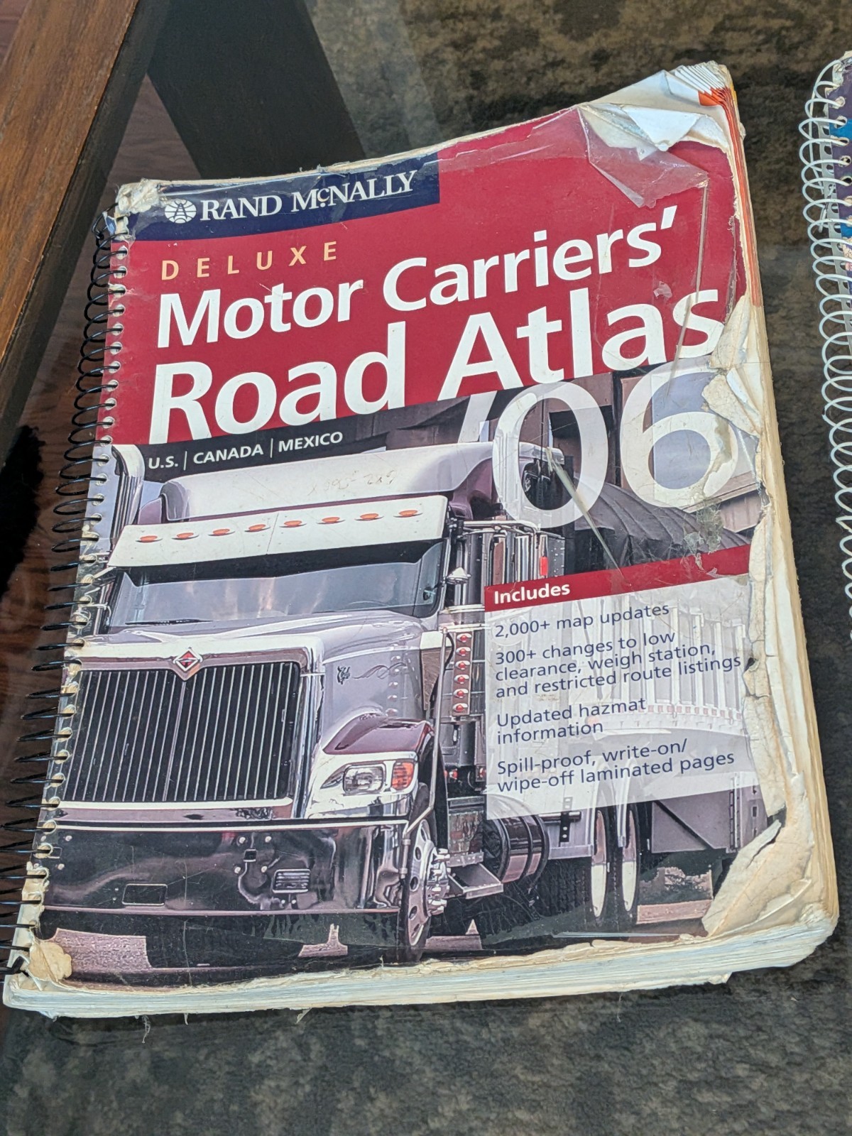2x LOT Rand McNally 97 + 06 Deluxe Motor Carriers‘ Truckers Road Atlas US/Canada