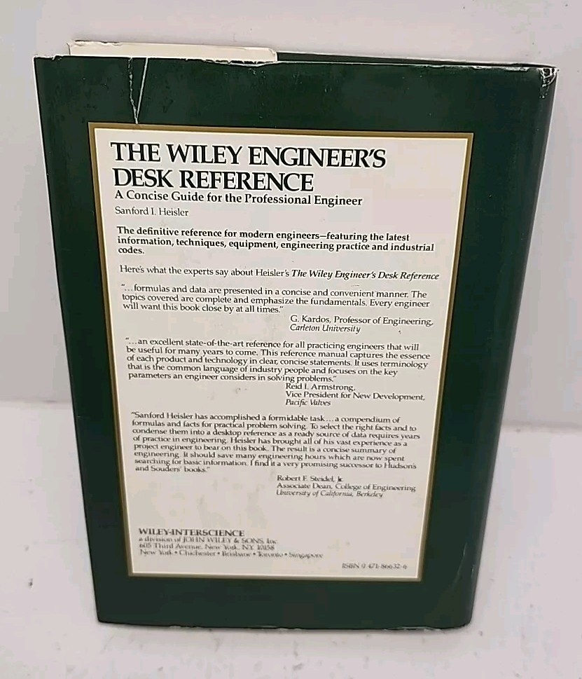The Wiley Engineer’s Desk Reference : A Guide for the Professional Engineer 1984