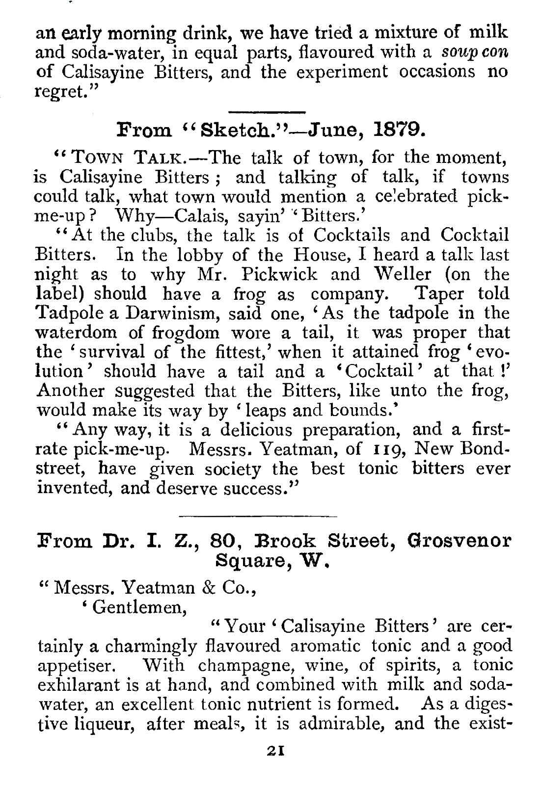Drinks And How To Make Them „1880“ 32 Pages