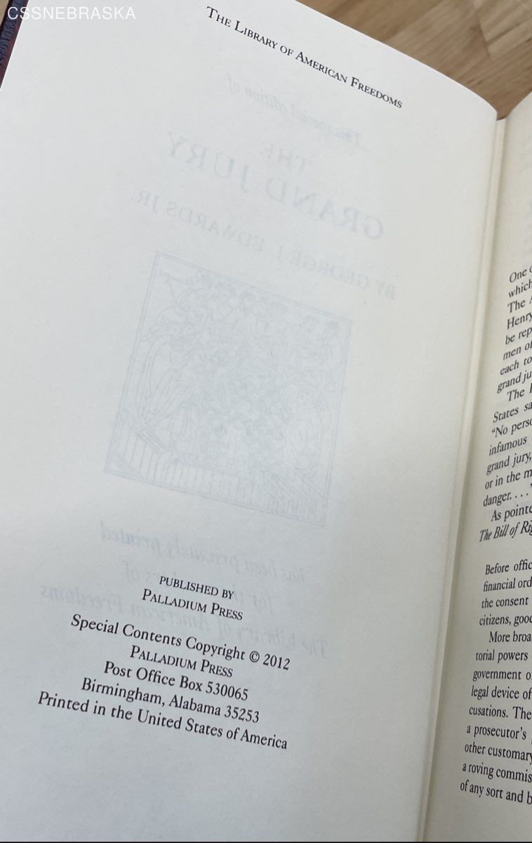 The Grand Jury by George J. Edwards.