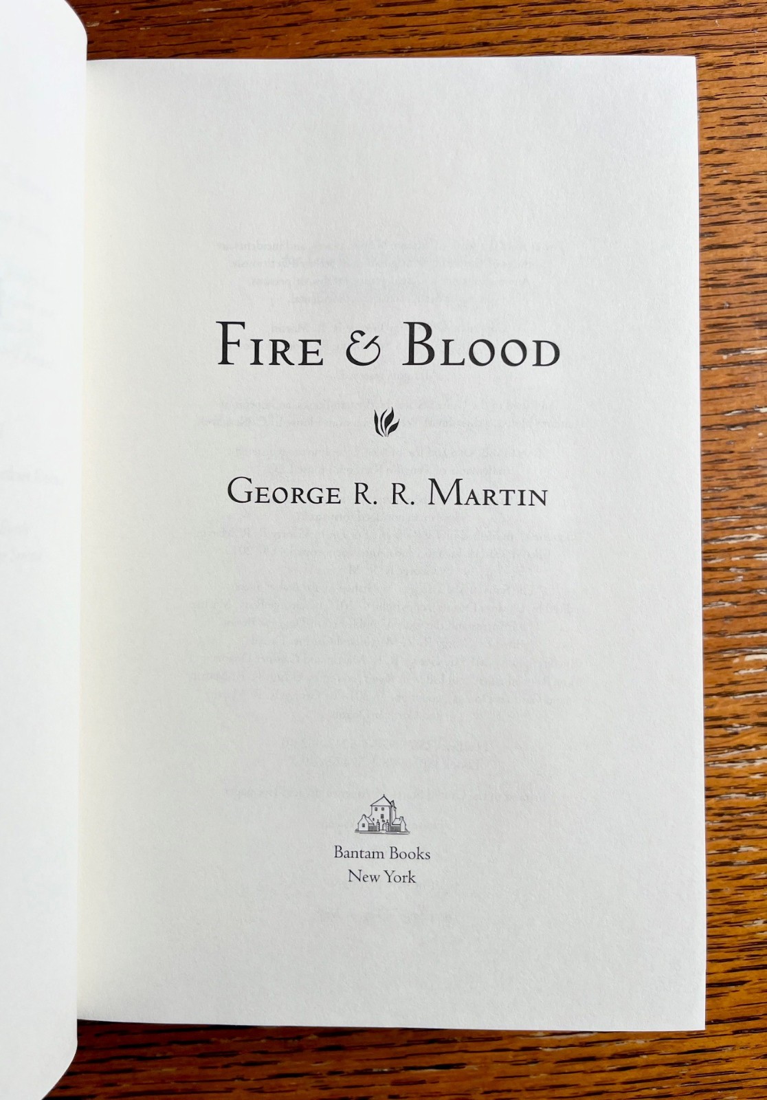 George R.R. Martin FIRE & BLOOD 1st/1st Print Hardcover Book HOUSE OF THE DRAGON