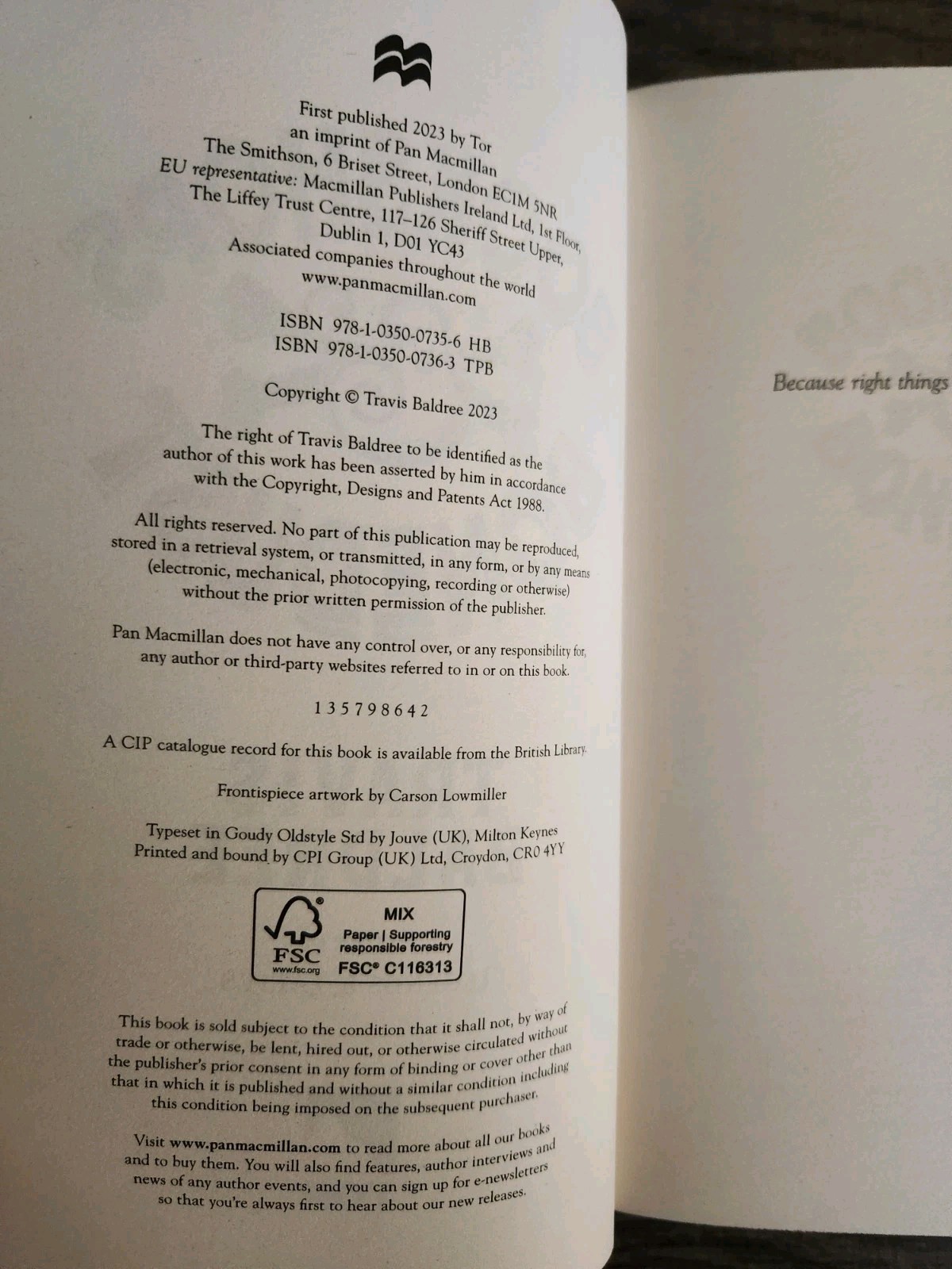 Travis Baldree Signed Bookshops & Bonedust UK 1st Edition Waterstones Deluxe HC