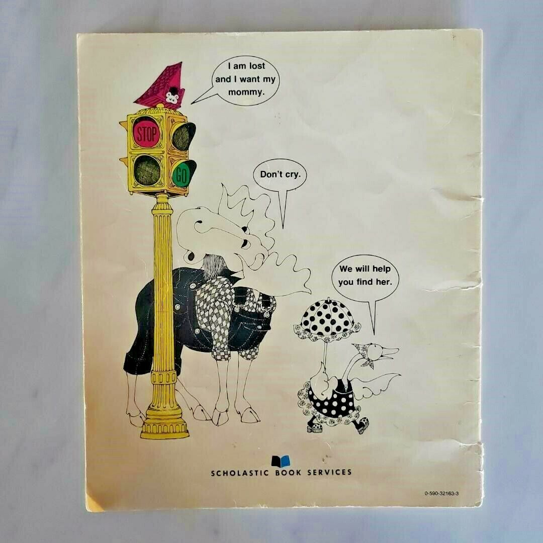 Vintage Childrens Book „Moose, Goose and Little Nobody“ 1974 by Ellen Raskin