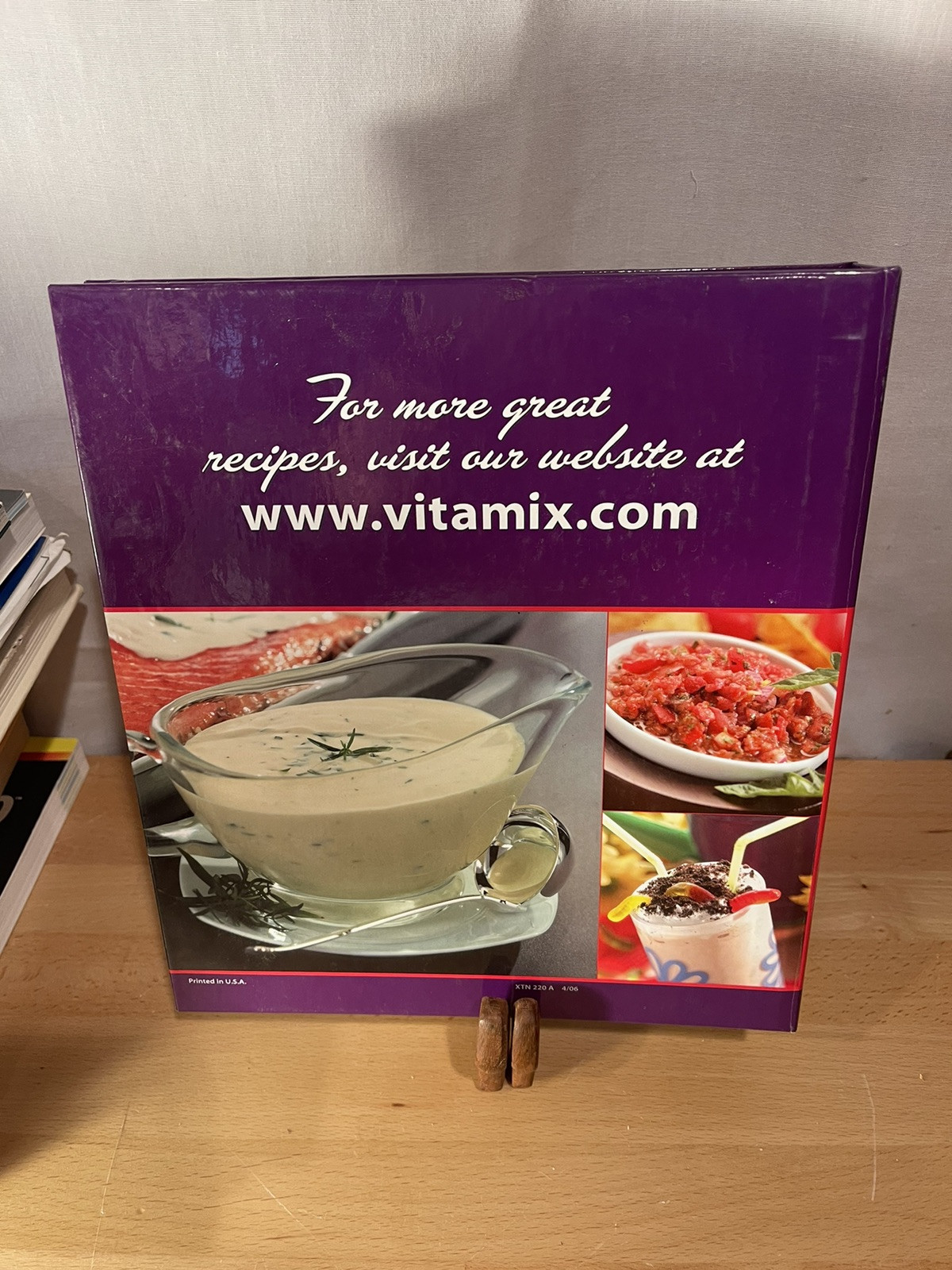 Vita-Mix Whole Food Recipes For Better Living – Ring Bound Book Pre Owned