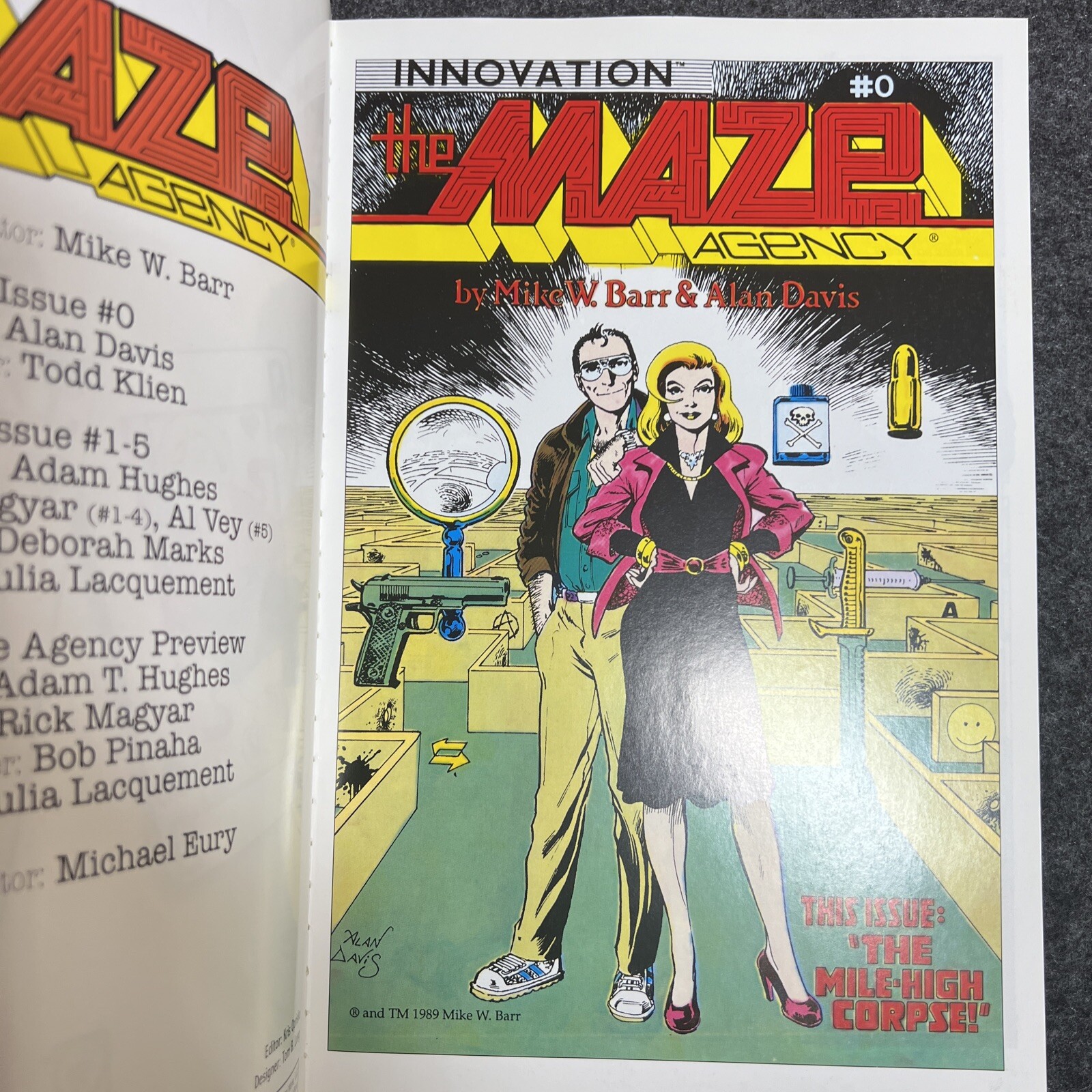 The Maze Agency Volume 1 Graphic Novel TPB Mike Barr Adam Hughes