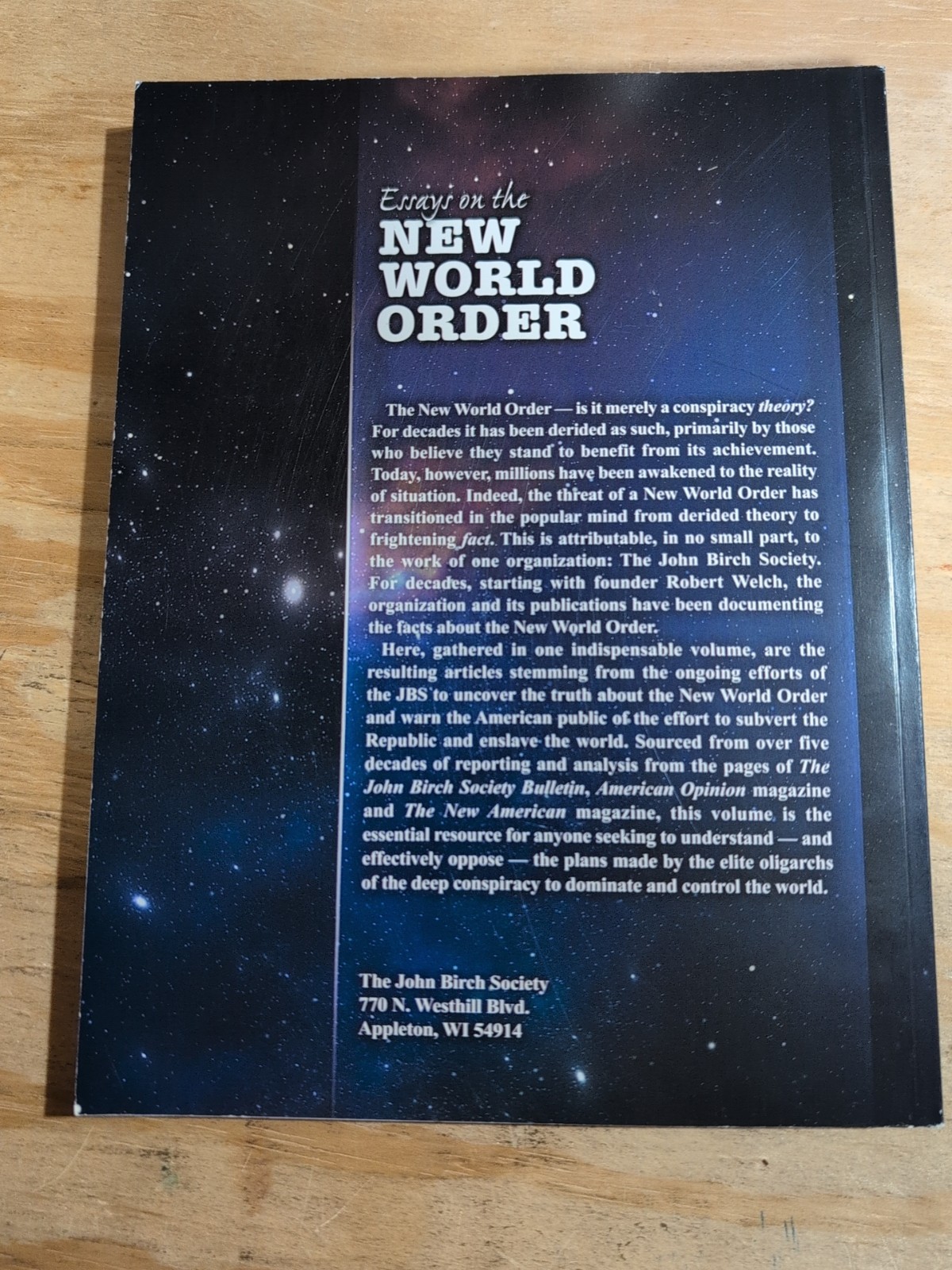 Essays On The New World Order Exposing The Conspiracy, It’s Goals& Majors…