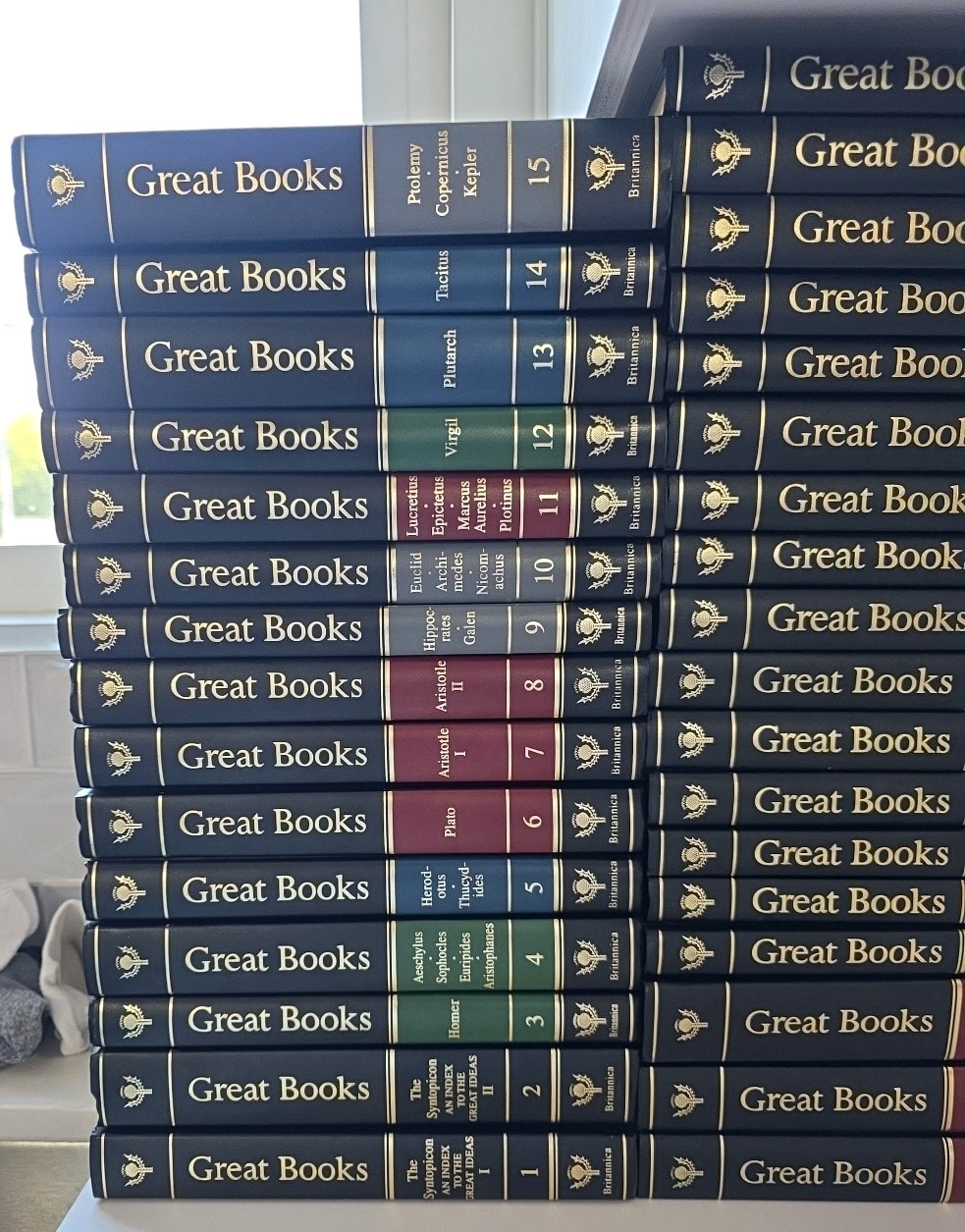 Britannica Great Books Of The Western World Complete Set Multicolor Black 1 – 60