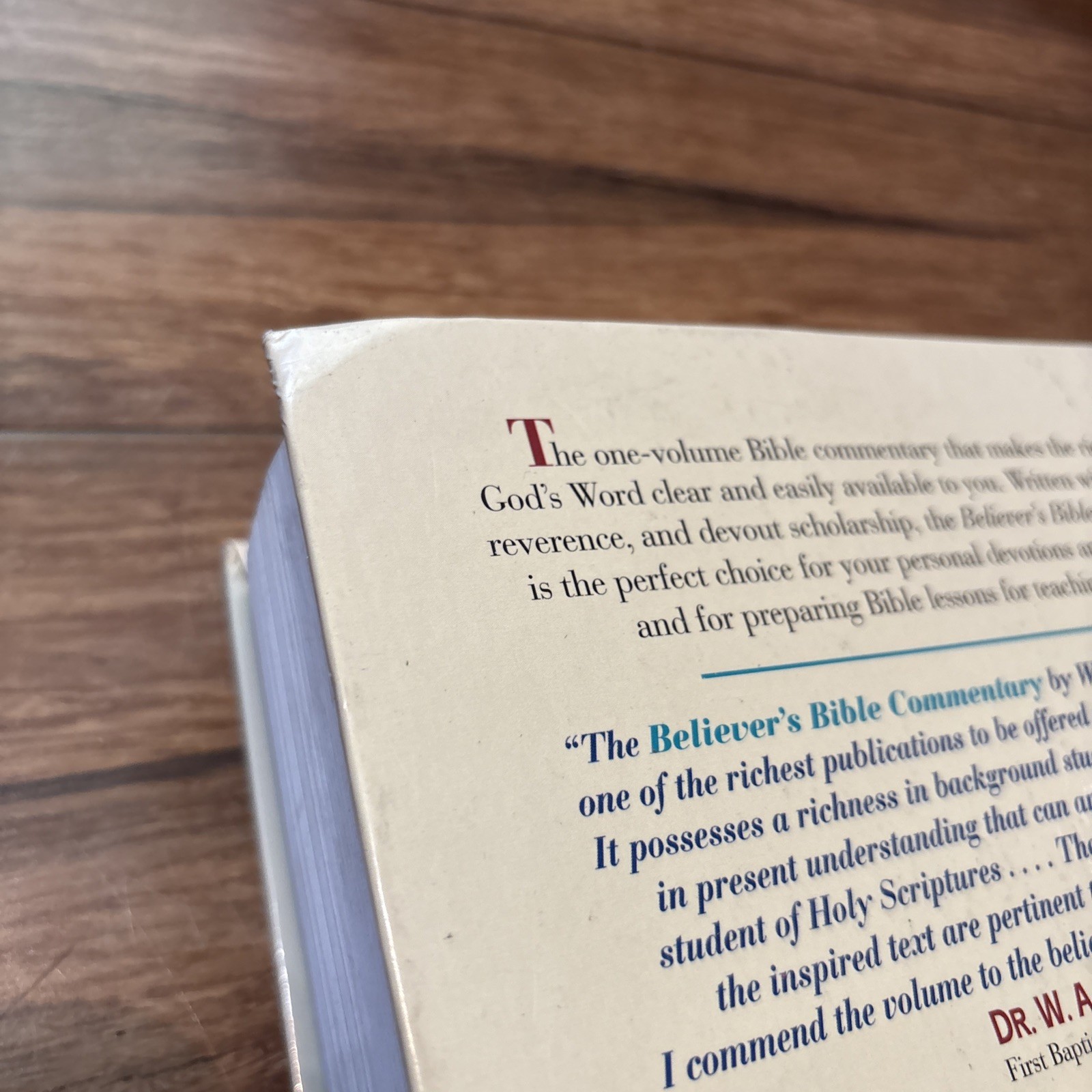 Believer’s Bible Commentary William MacDonald 1995 Hardcover Thomas Nelson NKJV