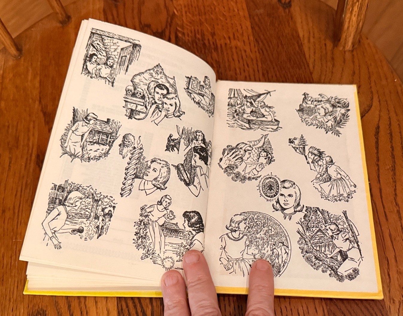 Nancy Drew #16 The Clue of the Tapping Heels 1969 White Endpapers