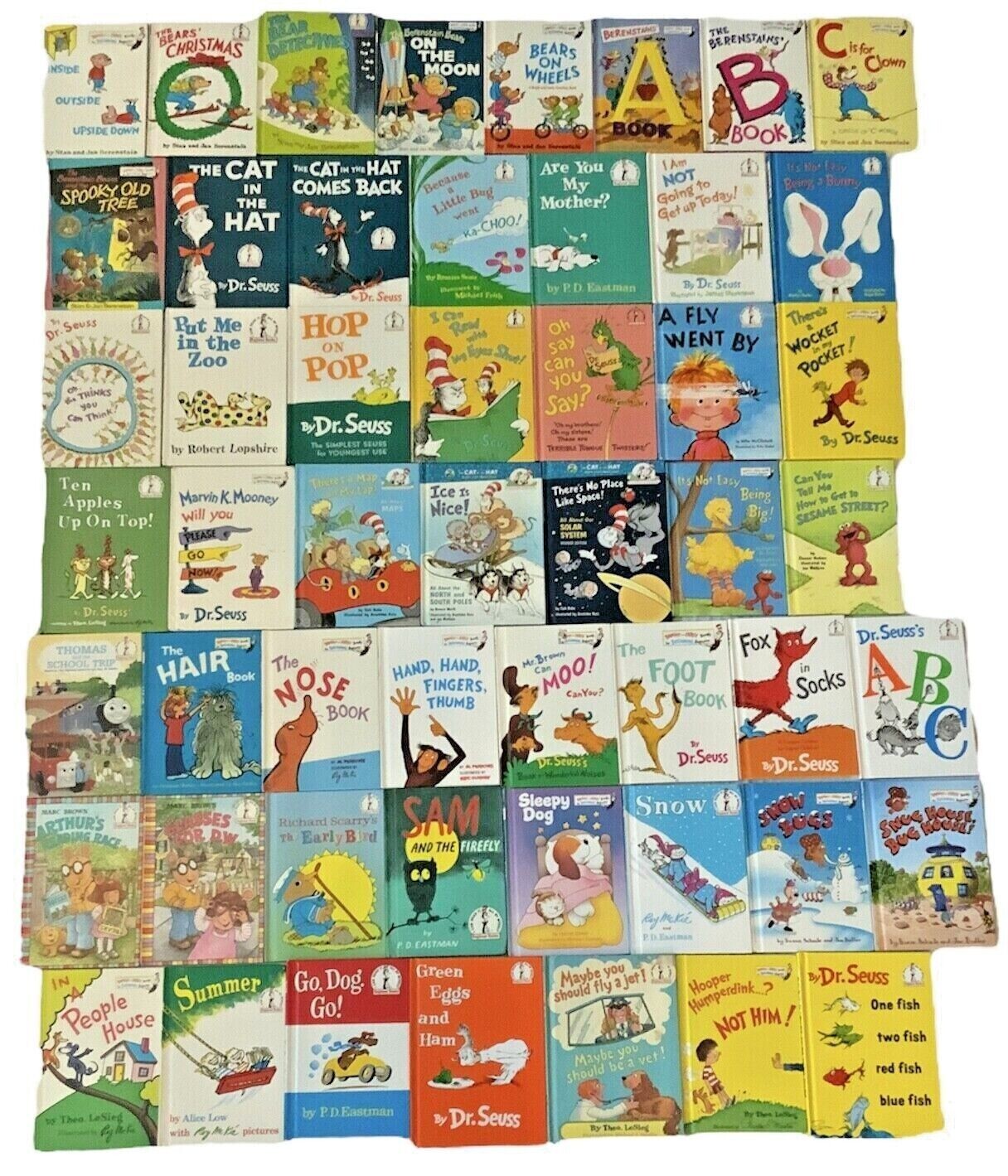 10 Dr. Seuss Beginner Bright and Early Books! Random, Mixxed & Unsorted Book Lot