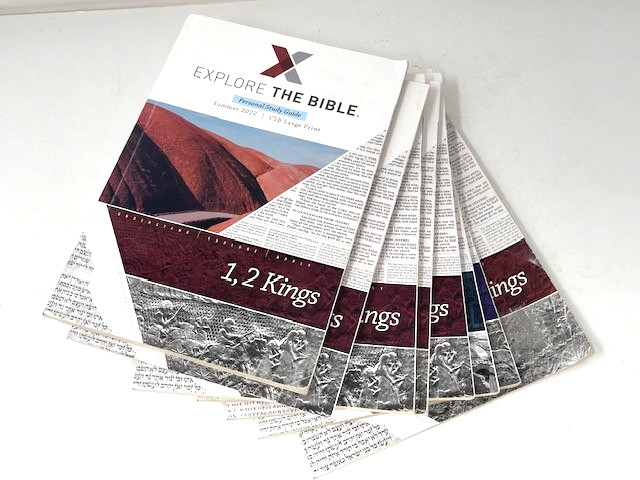 Lot of 8 Explore The Bible Personal Study Guide Lifeway Kings, Thessalonians