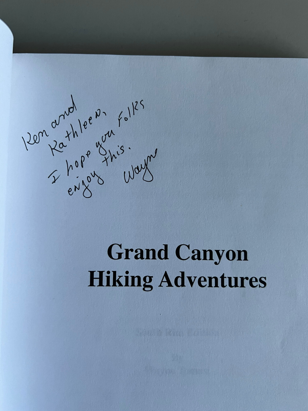 GRAND CANYON HIKING ADVENTURES-SOUTH RIM EDITION-BY TOMASI-2008-PAPERBACK BOOK