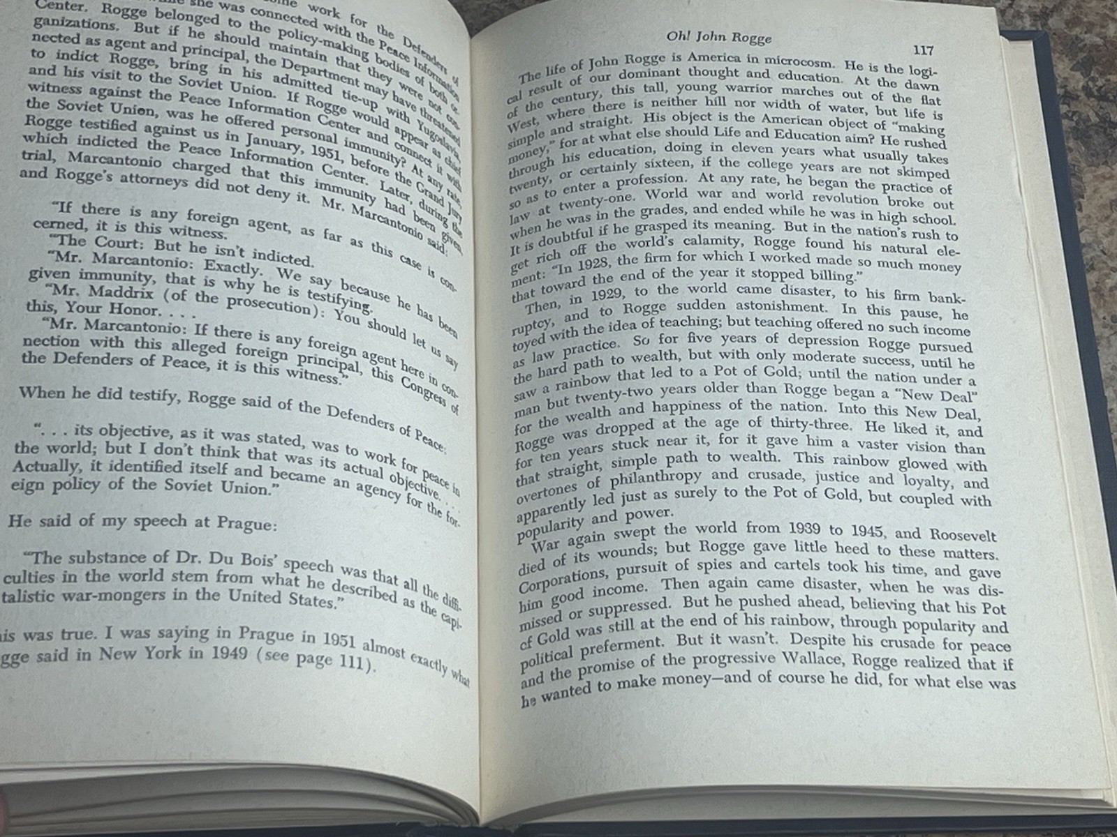 In Battle for Peace by W. E. B. Du Bois – RARE FIRST EDITION First Print HC