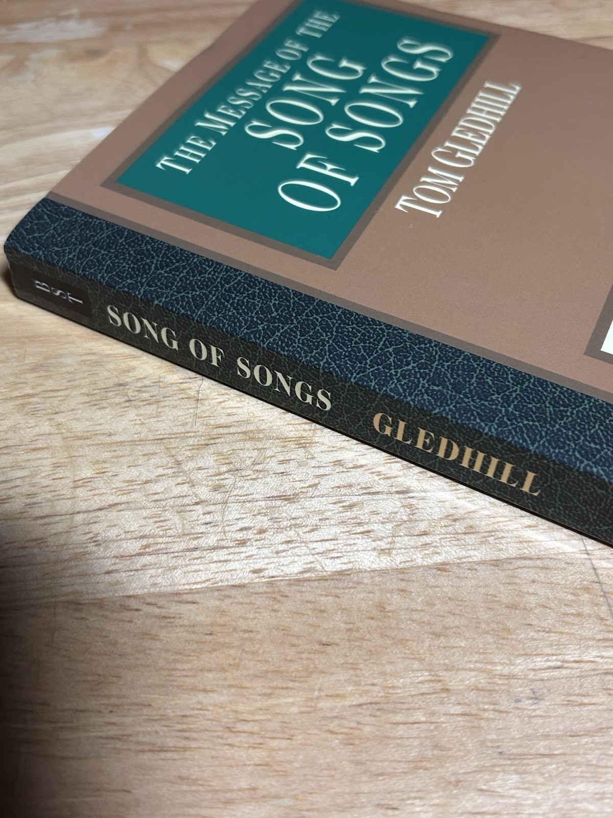 The Message of the Song of Songs: 1994 InterVarsity Press Paperback Tom Gledhill
