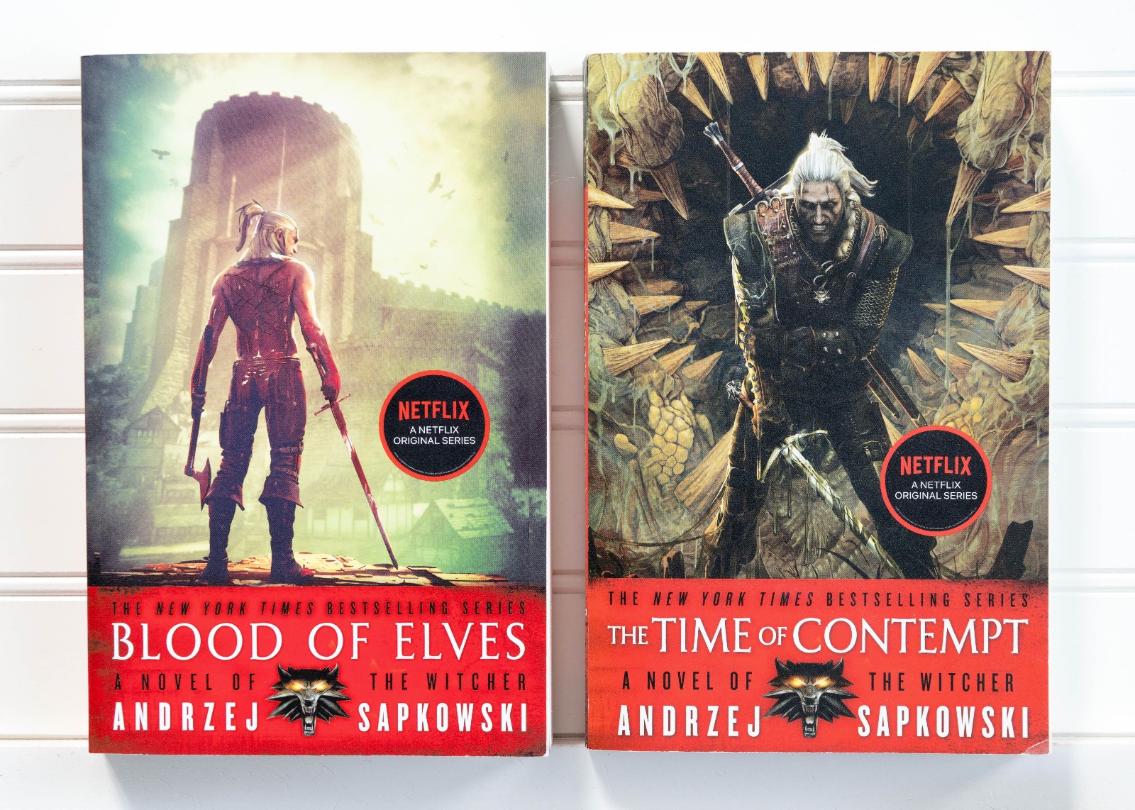 Andrzej Sapkowski THE WITCHER Series Lot of 5 (#1-5) Set Trade Paperback Books