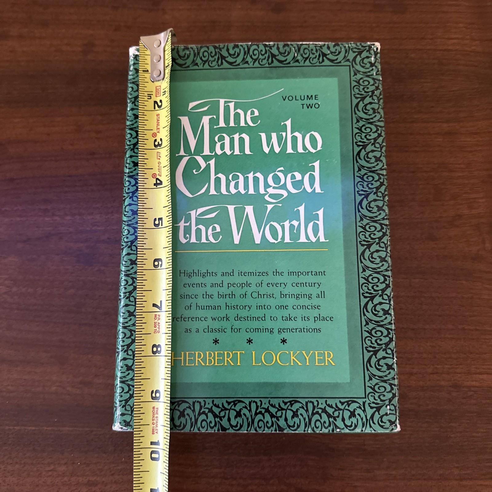 “The Man Who Changed the World” 2 Volume Set By Herbert Lockyer 1966