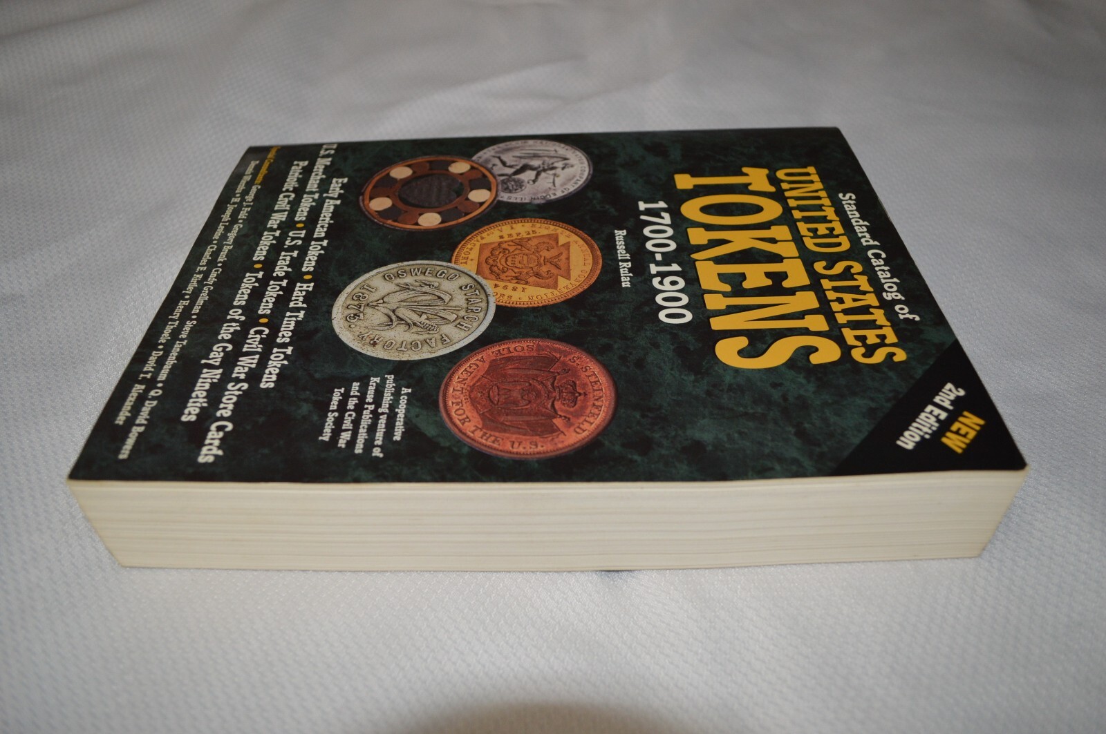 STANDARD CATALOG OF UNITED STATES TOKENS 1700-1900 ~ 2ND EDITION ~ V.G.C. # 2