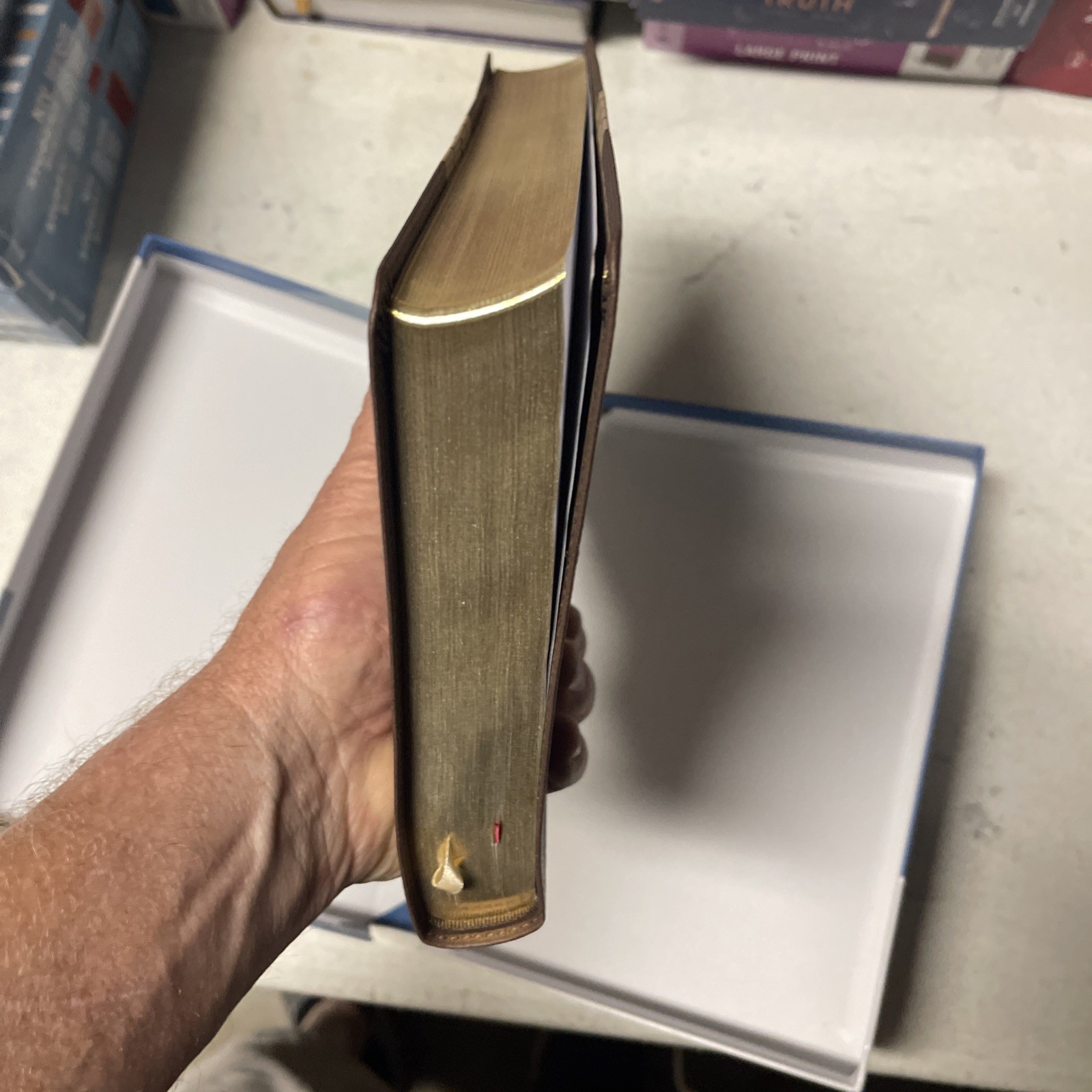 Thinline Bible by Zondervan Staff (2017, Imitation Leather)