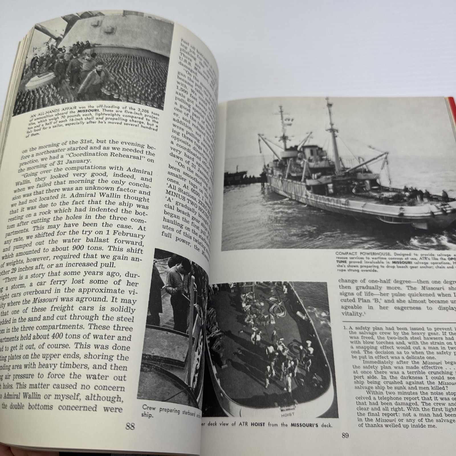 Mighty Mo The USS Missouri Biography of th Last Battleship 1969 HC Gordon Newell