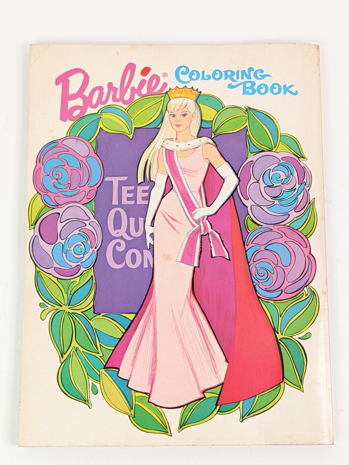 1969 Barbie Coloring Book Teen Queen Contest Whitman Publishing USA Vintage