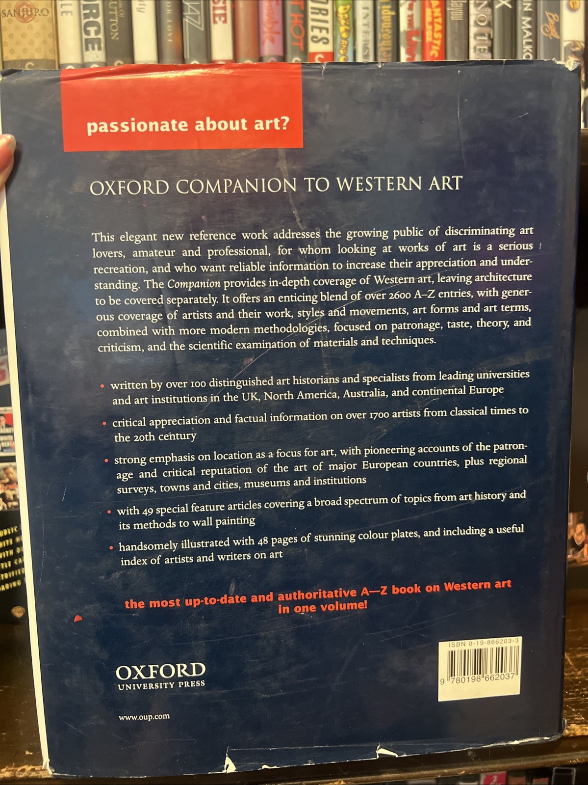 Oxford Companion to Western Art by Hugh Brigstocke (2001, Hardcover)
