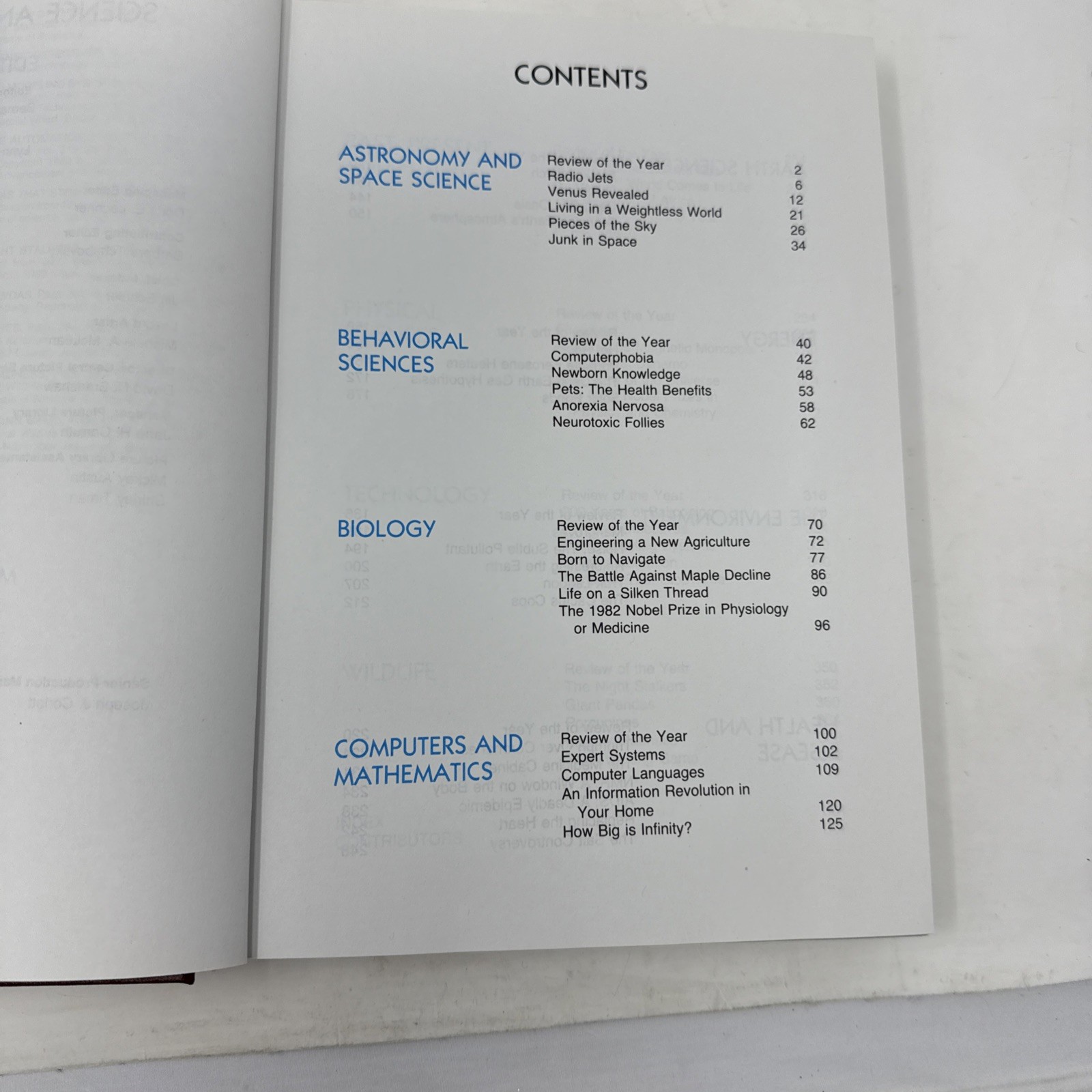 Funk and Wagnalls Science Yearbook 5 Hardcover Supplement Volume Lot 1980 – 1984