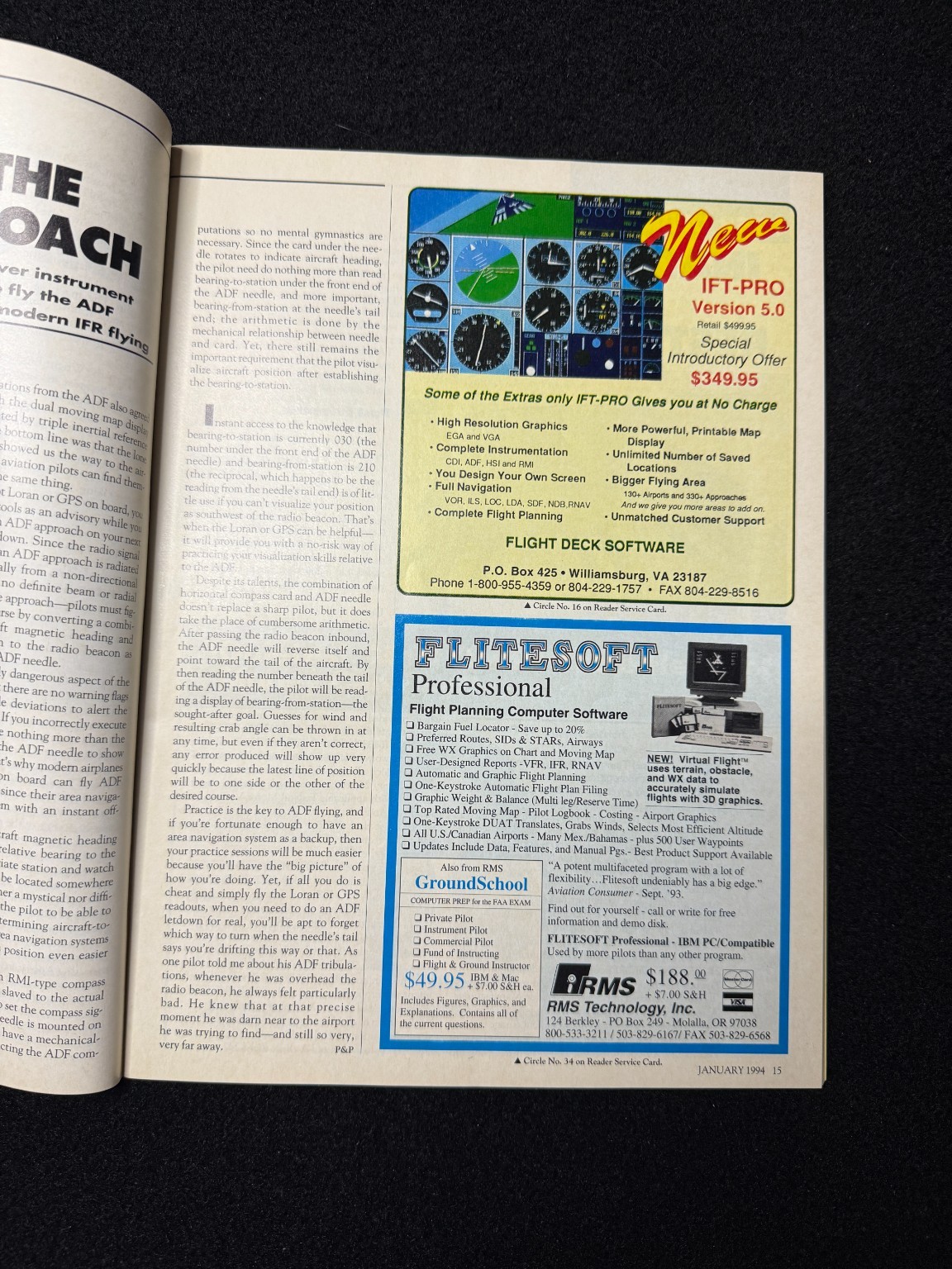 Plane & Pilot Magazine January 1994 Aviation GPS Navigation Seaplane Flying