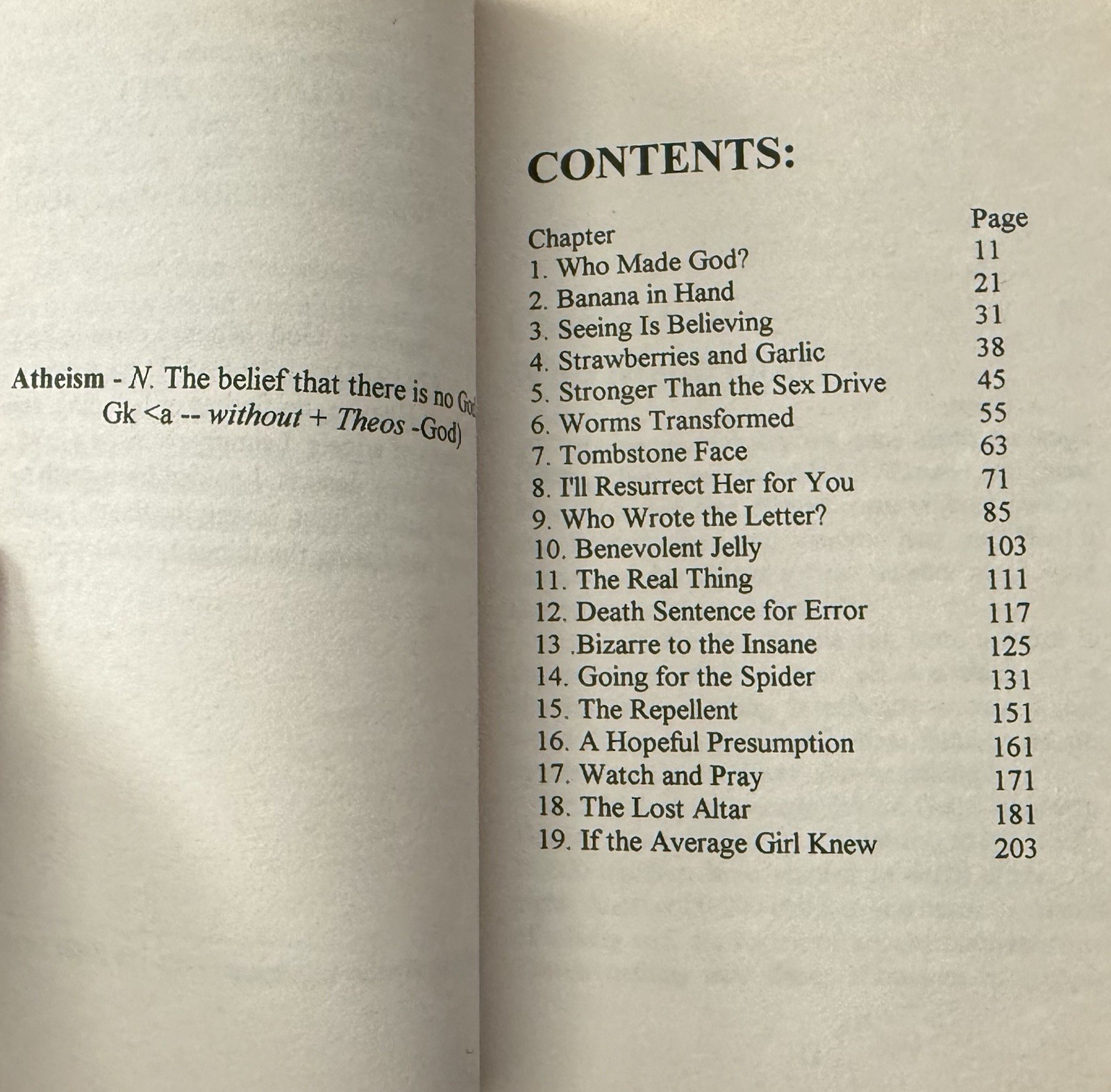 How to Make an Atheist Backslide By Ra Comfort 1993 Bridge-Logos Publishers PB