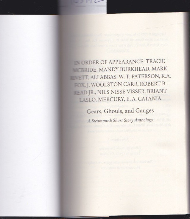 Gears, Ghouls, and Gauges: A Steampunk – Gaslamp Fantasy Genres SIGNED COPY LN