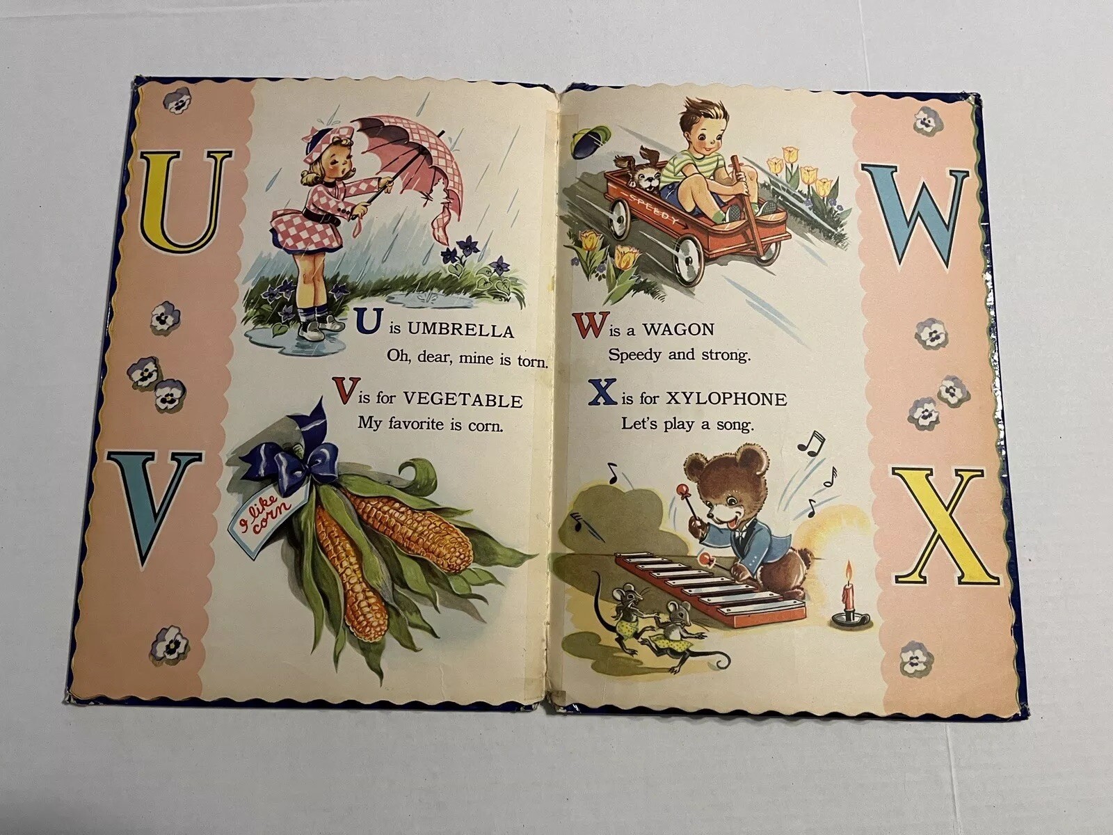 1948 Whitman Publishing The ABC Picture Book Large Hardcover