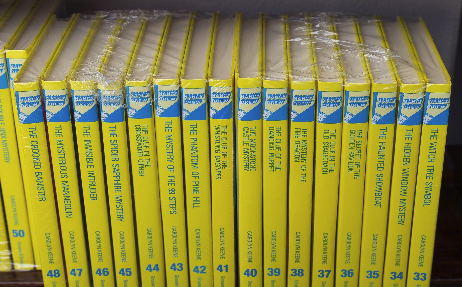 NANCY DREW Mystery Stories Complete Set 1-56 + 57 58 59 60 61 62 63 64 KEENE π