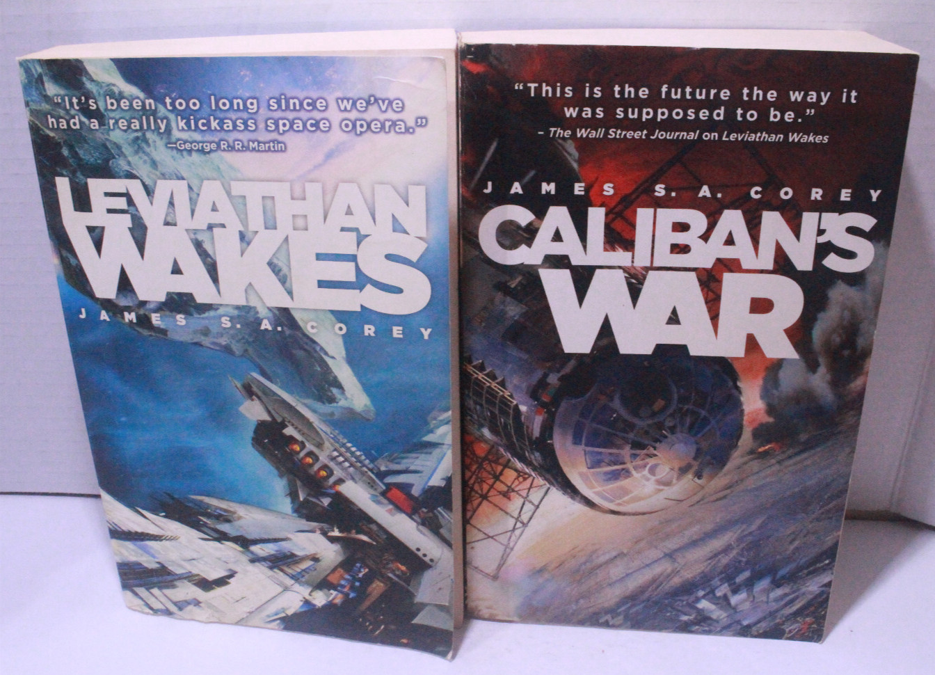 THE EXPANSE Series Lot of 2 (#1-2) Set of Trade Paperback Books James S.A. Corey