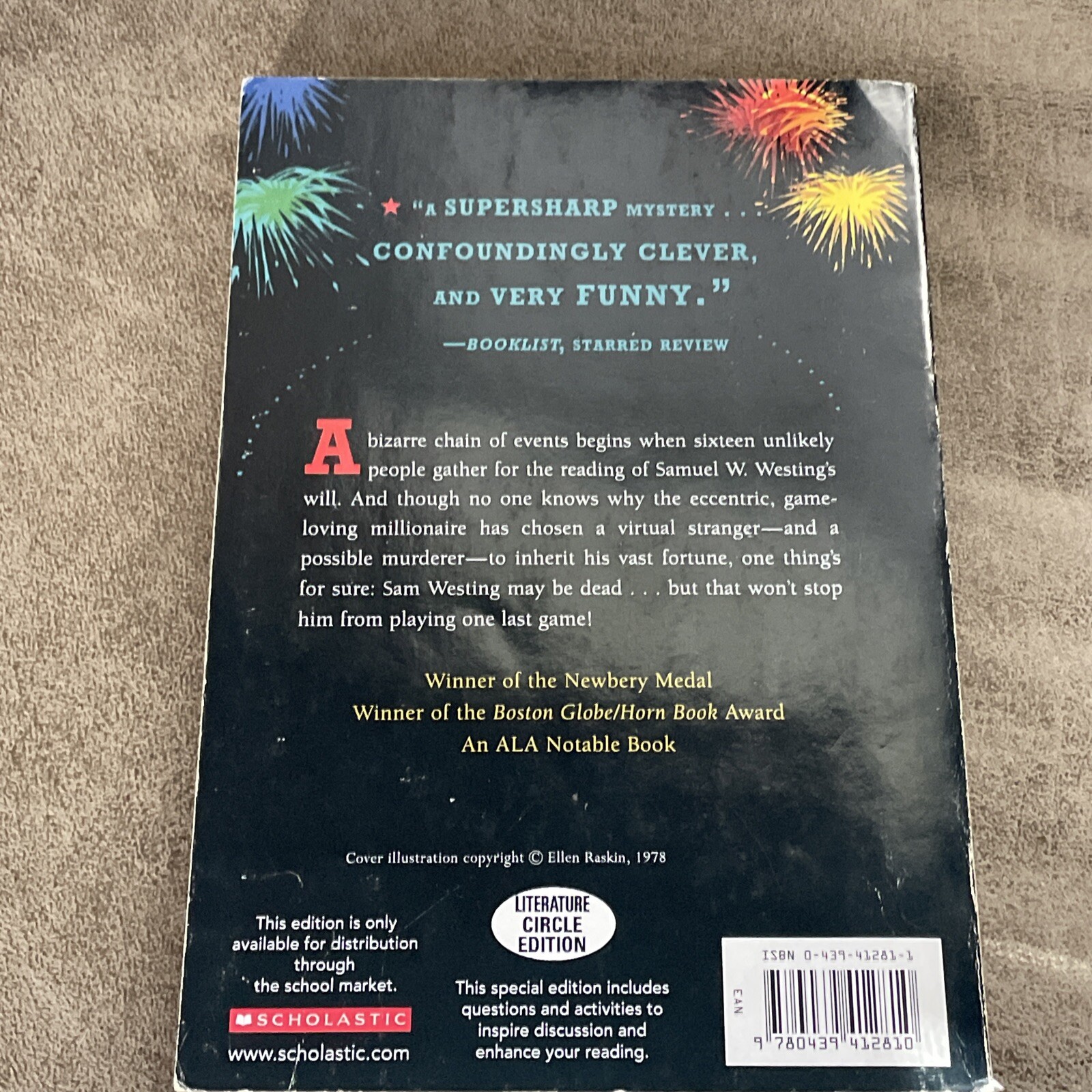 The Westing Game by Ellen Raskin (Trade Paperback)