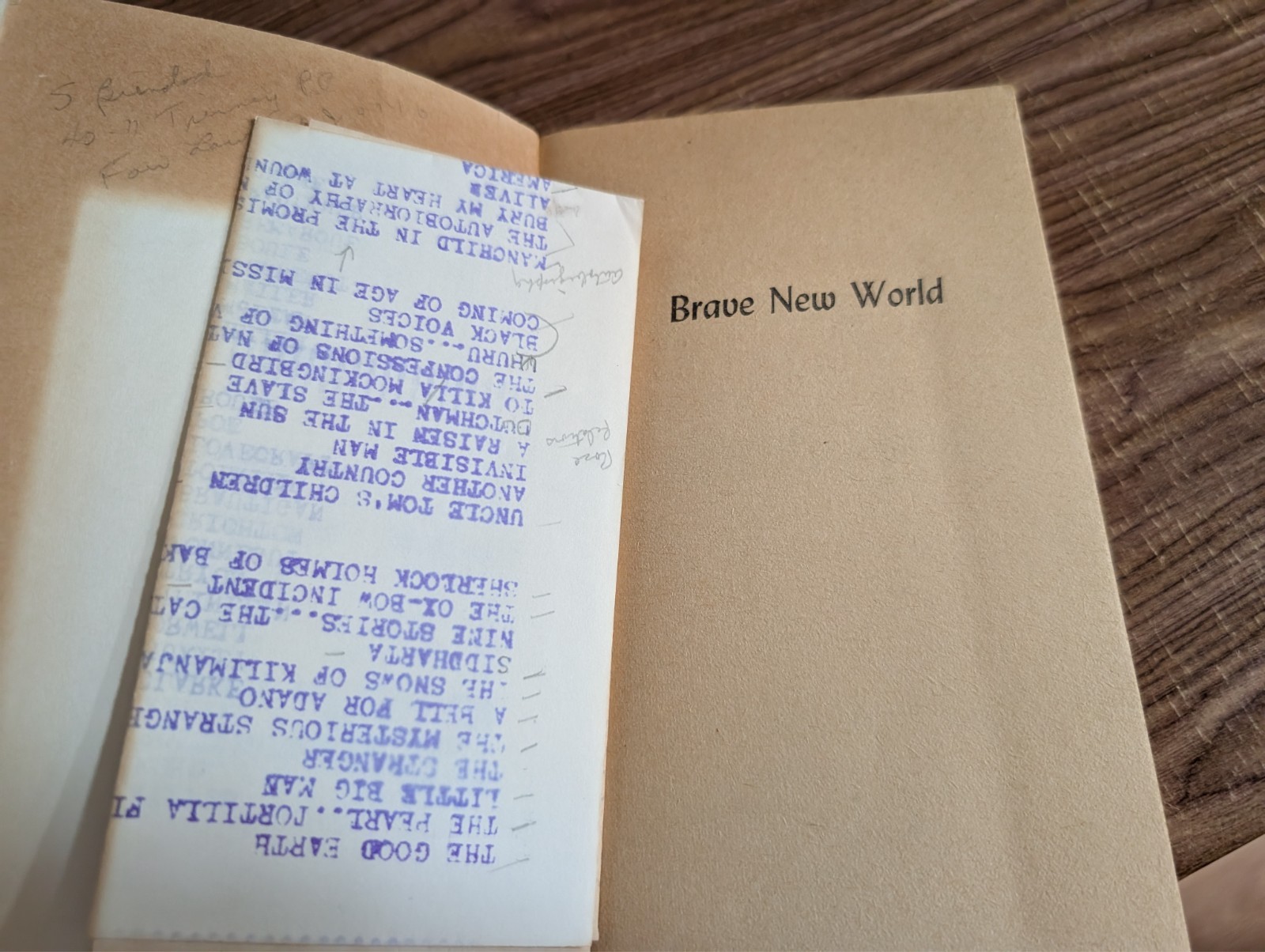 Brave New World Aldous Huxley 1969 Perennial Classic Paperback Vintage