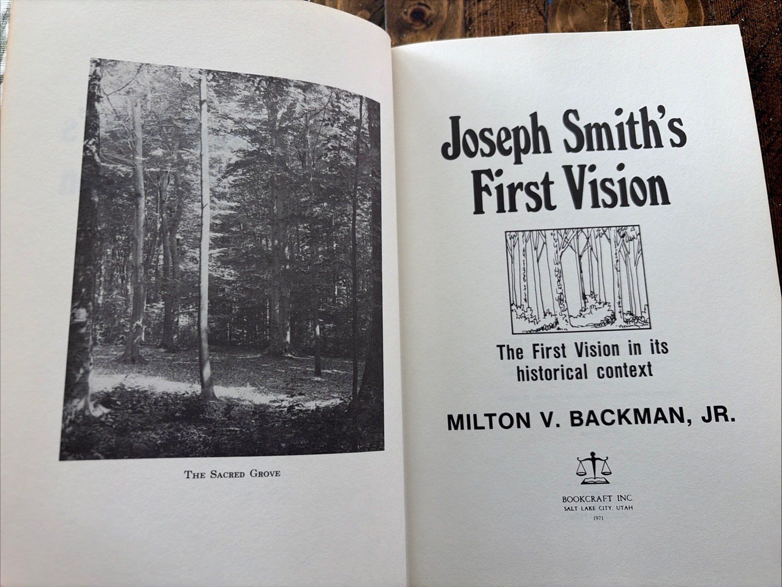 SIGNED! Joseph Smiths First Vision Historical Context 1st Ed HCDJ Backman LDS
